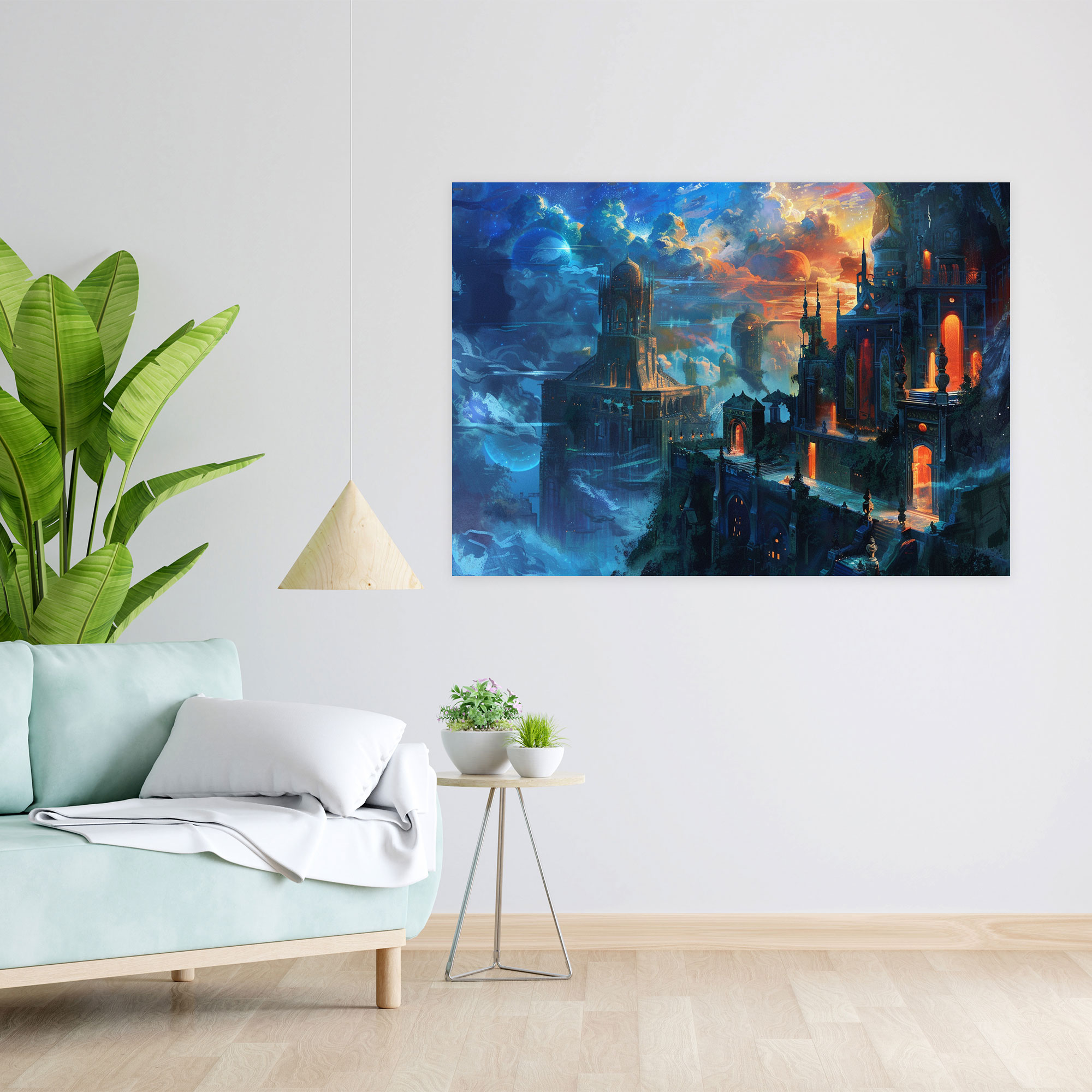 Metaphysical Painting Canvas Print - Metaphysical Painting, Canvas, Canvas Wall Art, Canvas Print