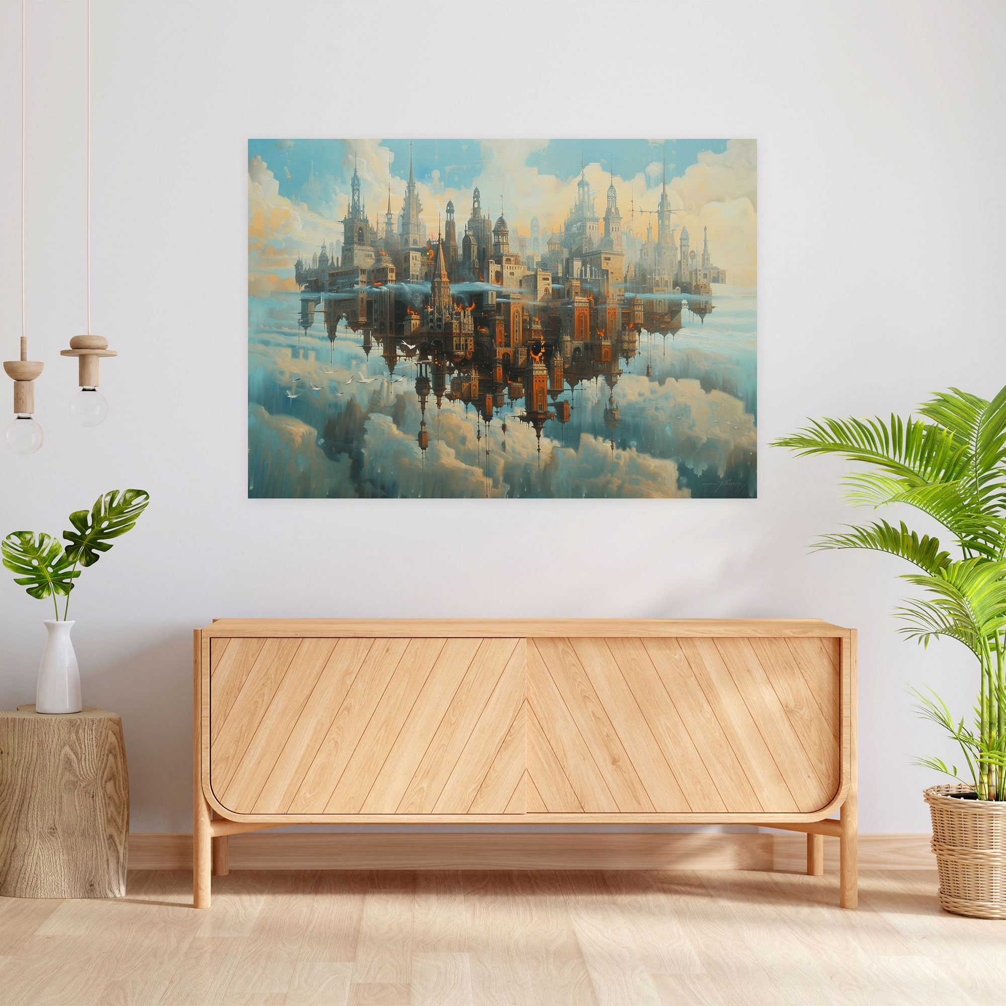 Metaphysical Painting Wall Art - Metaphysical Painting, Canvas, Canvas Wall Art, Metaphysical Painting