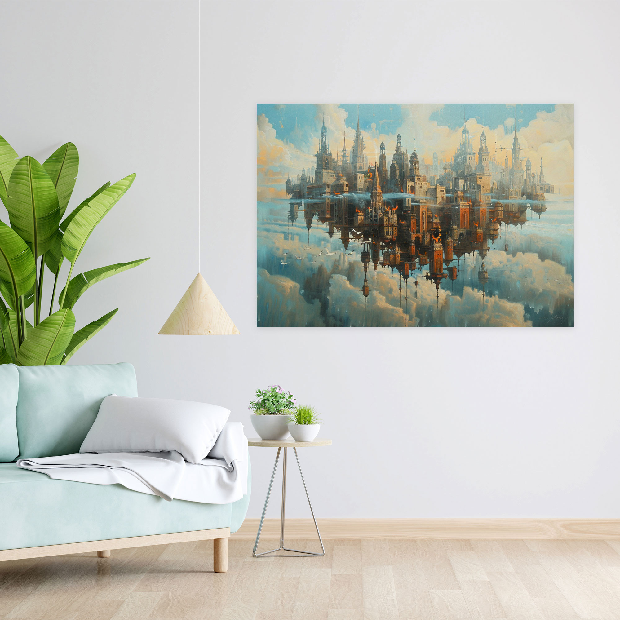 Metaphysical Painting Wall Art - Metaphysical Painting, Canvas, Canvas Wall Art, Metaphysical Painting