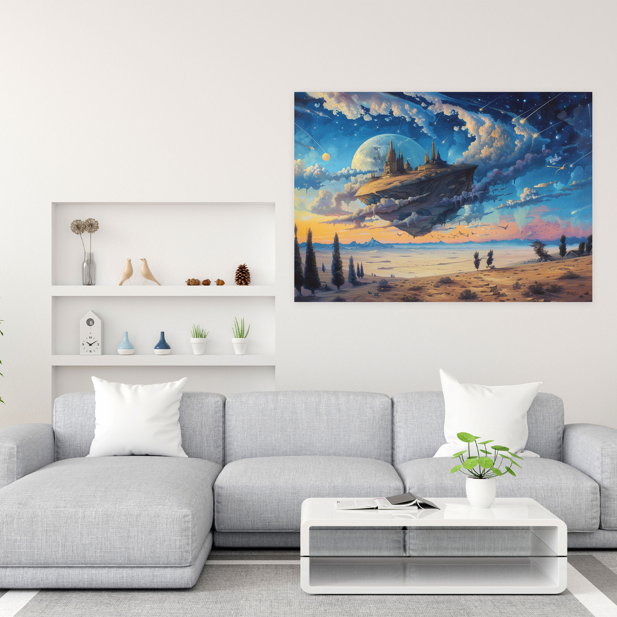 Metaphysical Painting Canvas Print - Metaphysical Painting, Wall Art, Canvas Print, Metaphysical Painting