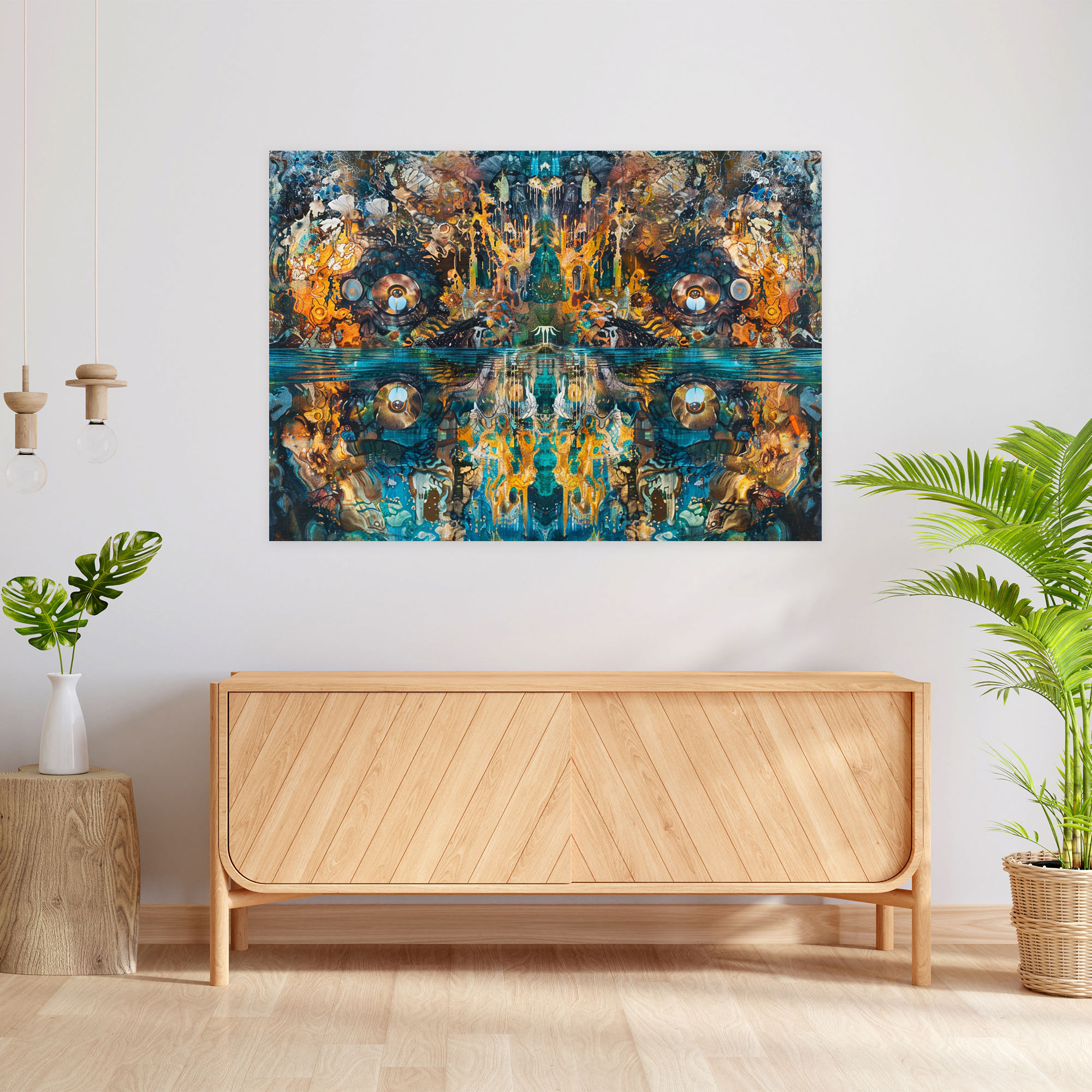 Metaphysical Painting Canvas Print - Metaphysical Painting, Canvas Wall Art, Canvas Print, Wall Decoration