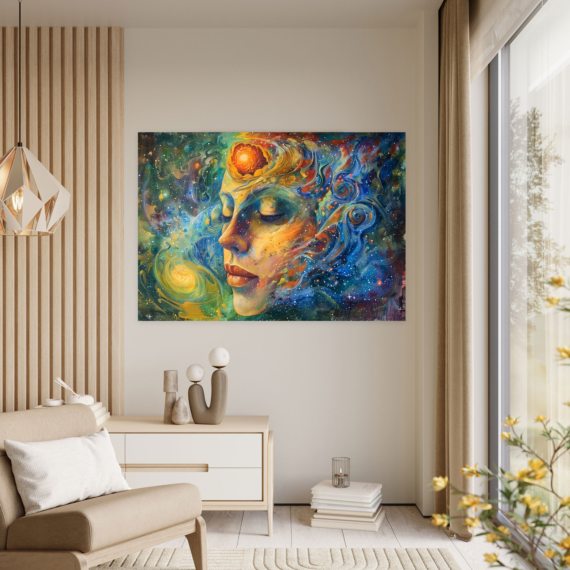 Metaphysical Painting Wall Art - Metaphysical Painting, Wall Art, Canvas Wall Art, Metaphysical Painting