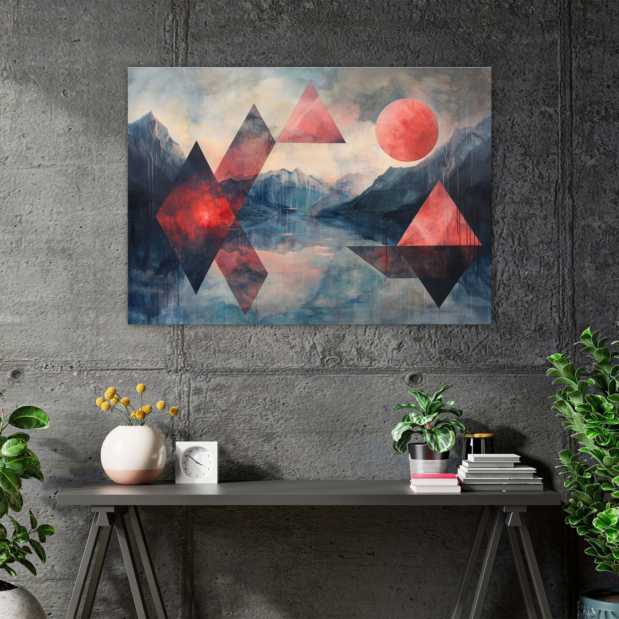 Metaphysical Painting Canvas Print - Metaphysical Painting, Wall Decoration, Canvas Wall Art, Home Decoration