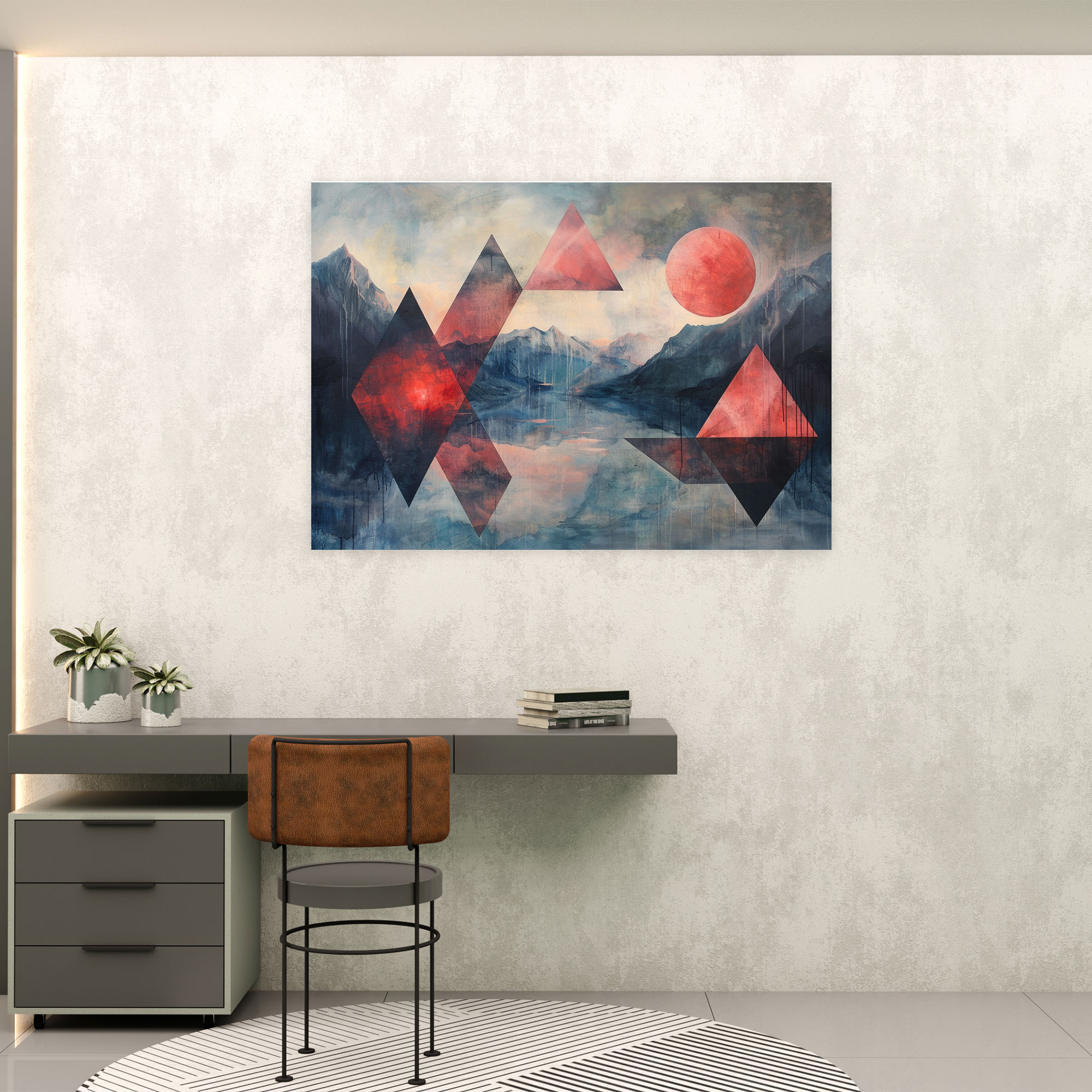 Metaphysical Painting Canvas Print - Metaphysical Painting, Wall Decoration, Canvas Wall Art, Home Decoration
