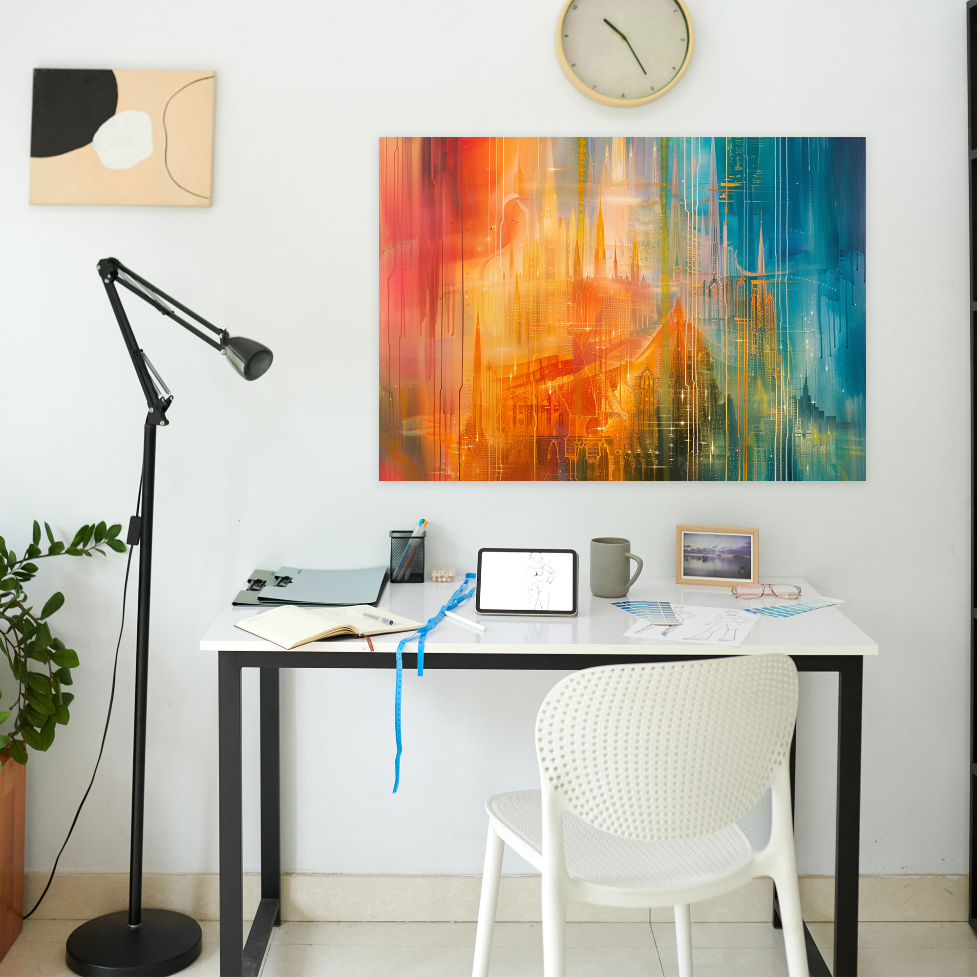 Metaphysical Painting Wall Art - Metaphysical Painting, Wall Art, Wall Decoration, Canvas