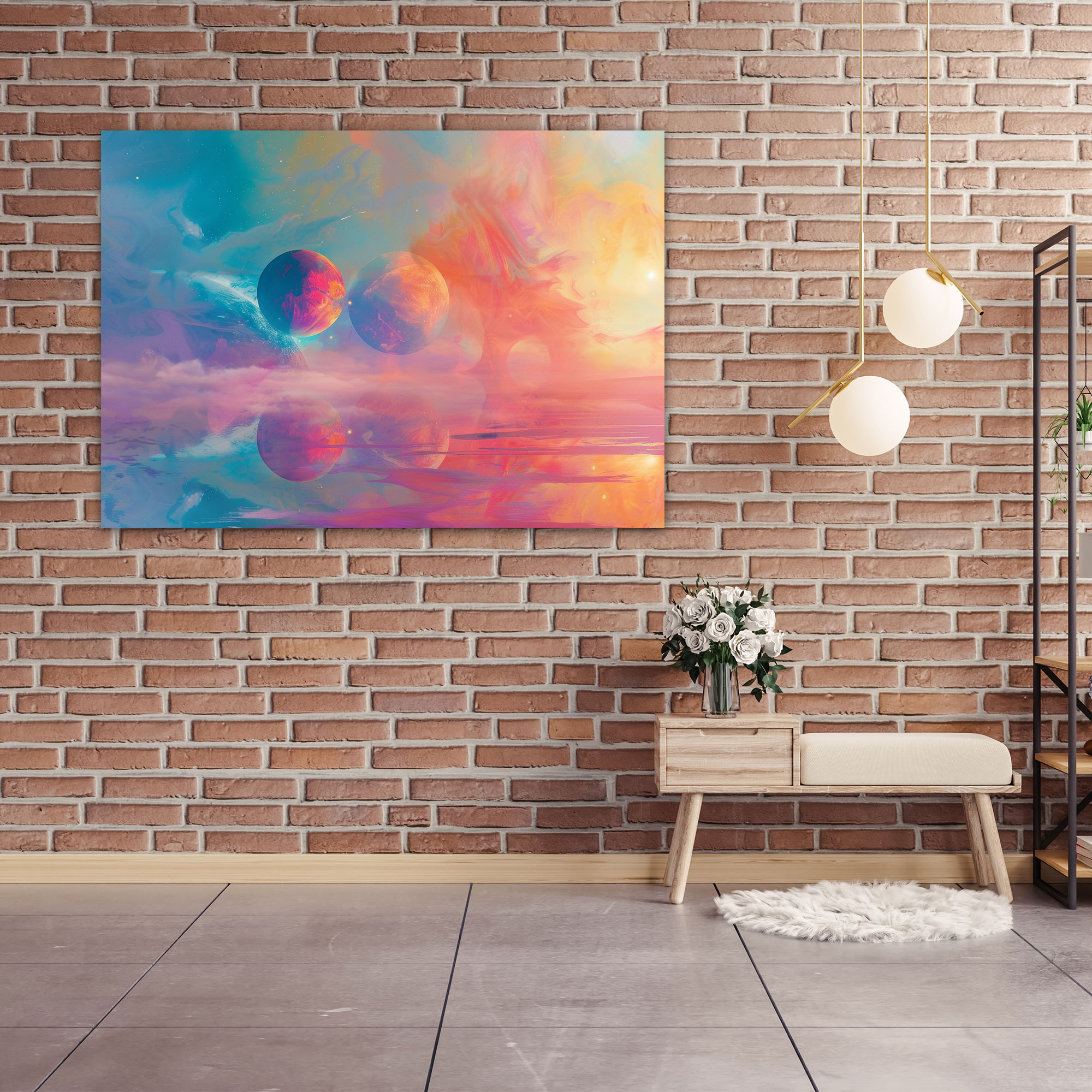 Metaphysical Painting Canvas Print - Metaphysical Painting, Home Decoration, Canvas, Canvas Print