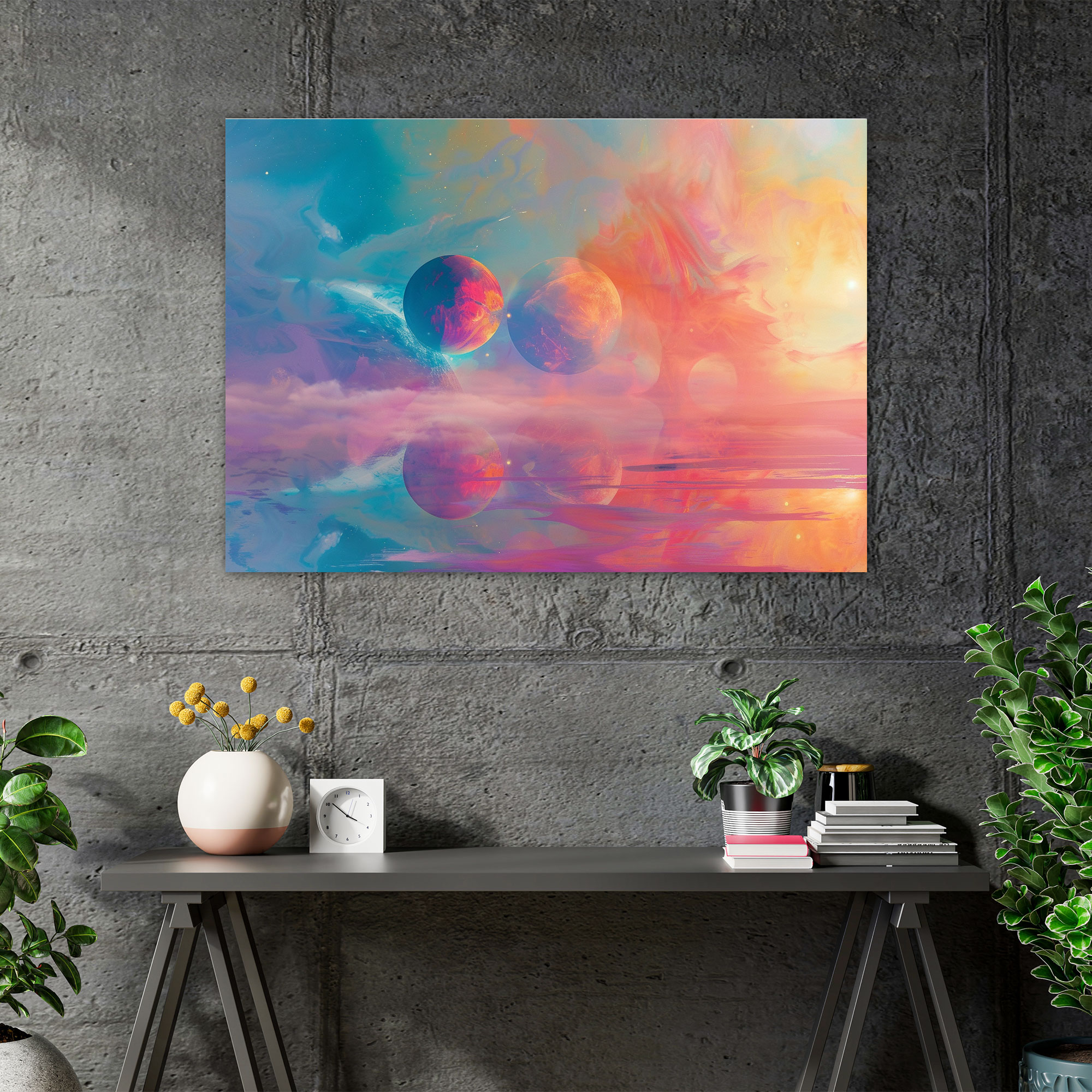 Metaphysical Painting Canvas Print - Metaphysical Painting, Home Decoration, Canvas, Canvas Print