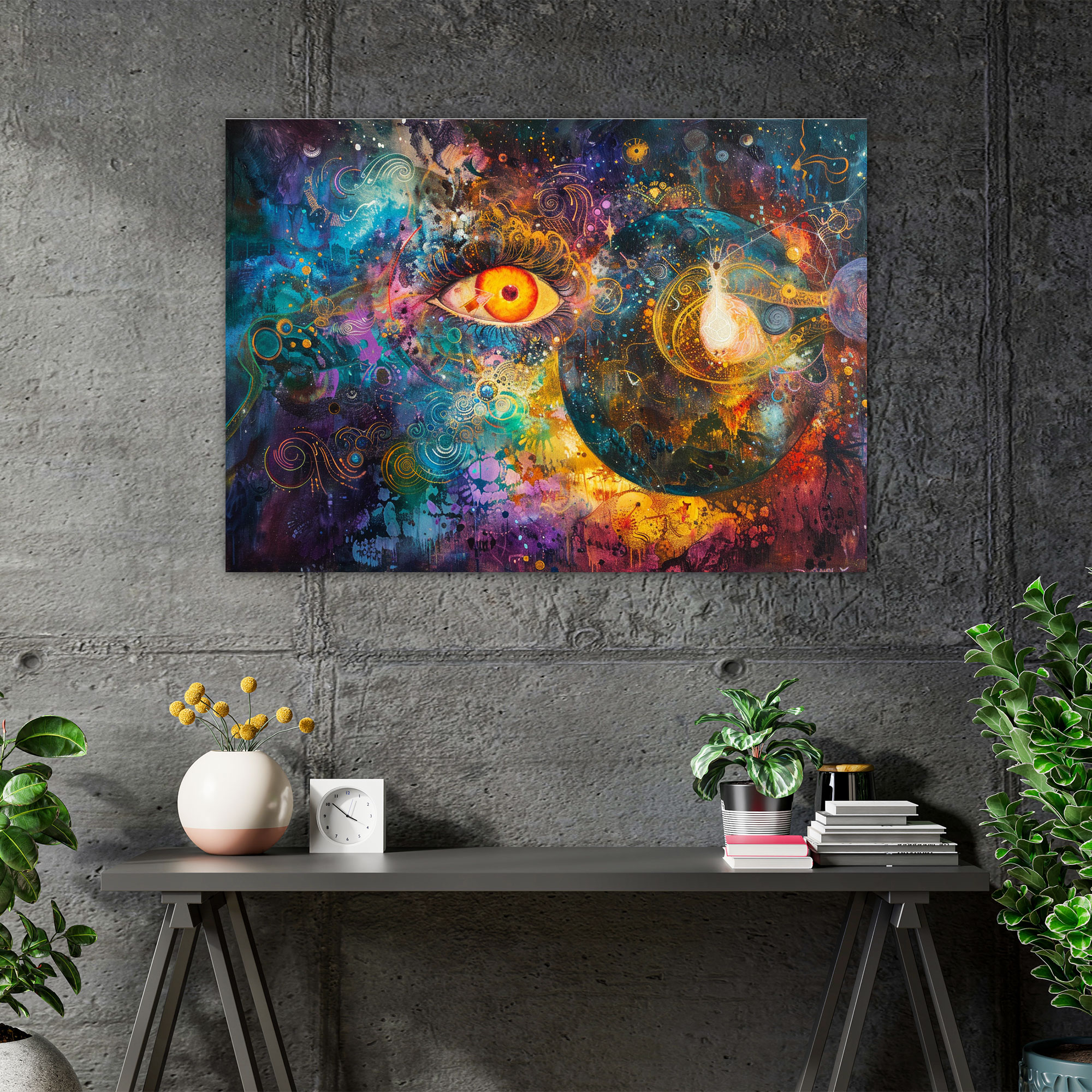 Metaphysical Painting Canvas Print - Metaphysical Painting, Canvas, Canvas Wall Art, Metaphysical Painting