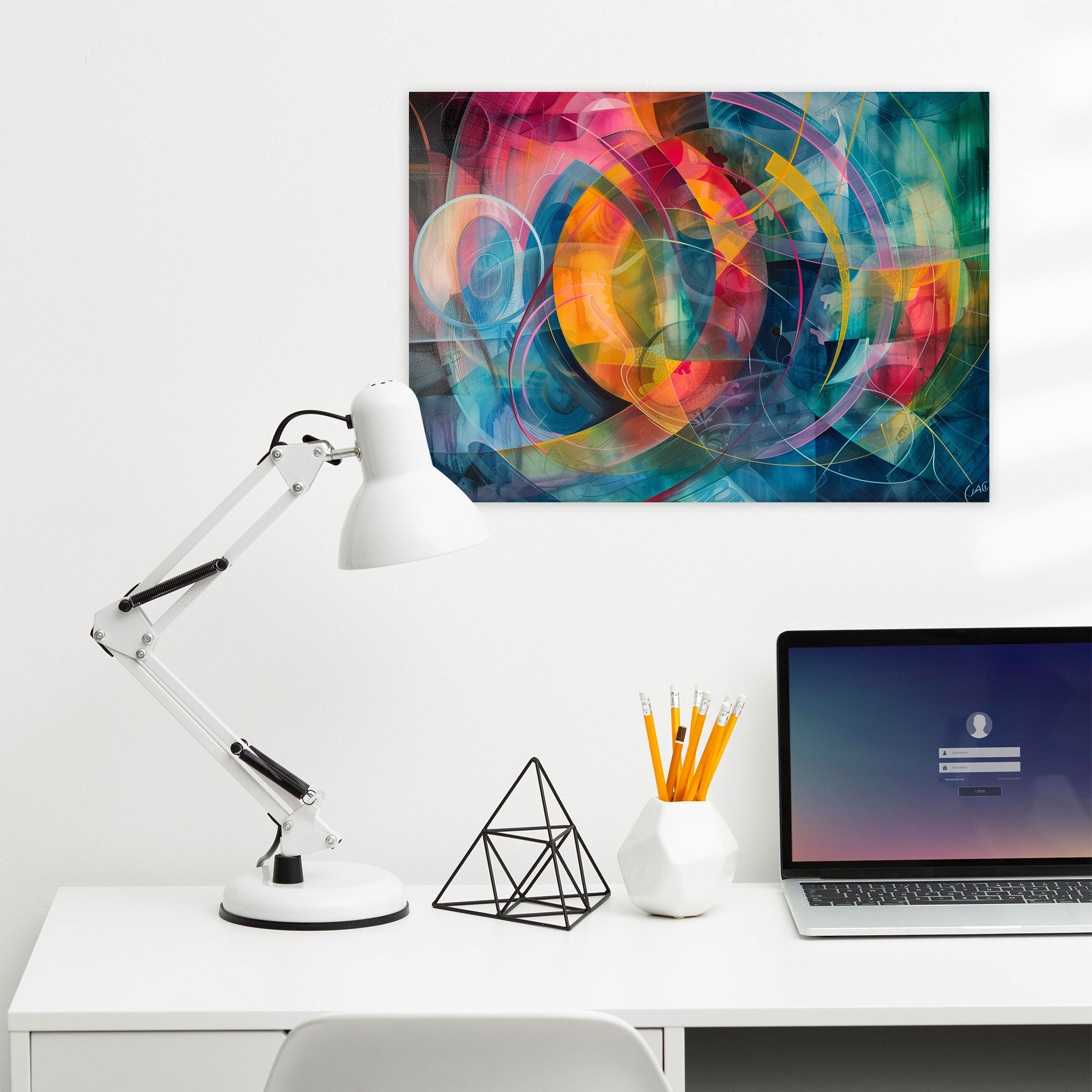 Metaphysical Painting Wall Decoration - Metaphysical Painting, Wall Art, Canvas, Canvas Wall Art