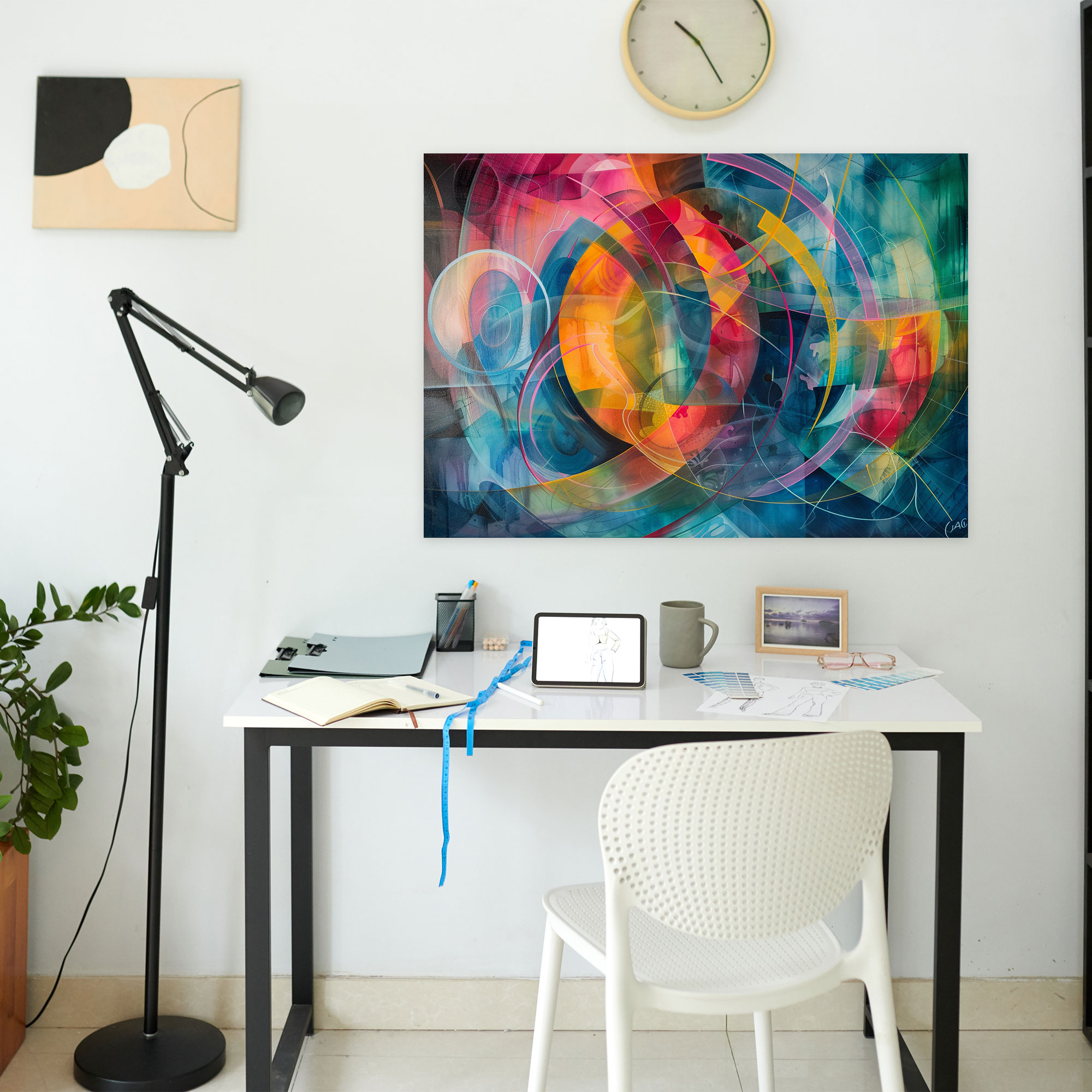 Metaphysical Painting Wall Decoration - Metaphysical Painting, Wall Art, Canvas, Canvas Wall Art