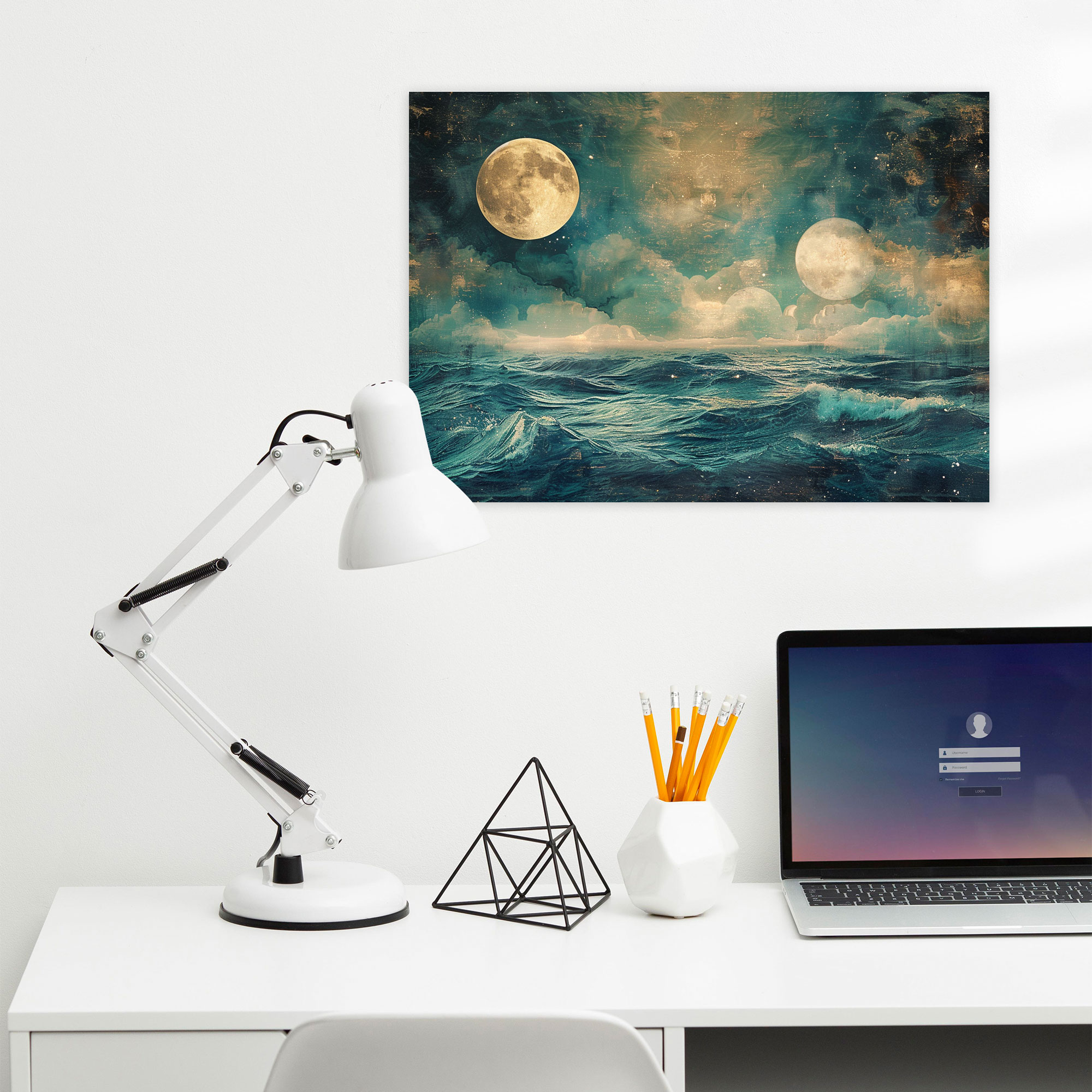 Metaphysical Painting Canvas Print - Metaphysical Painting, Home Decoration, Canvas Print, Wall Decoration