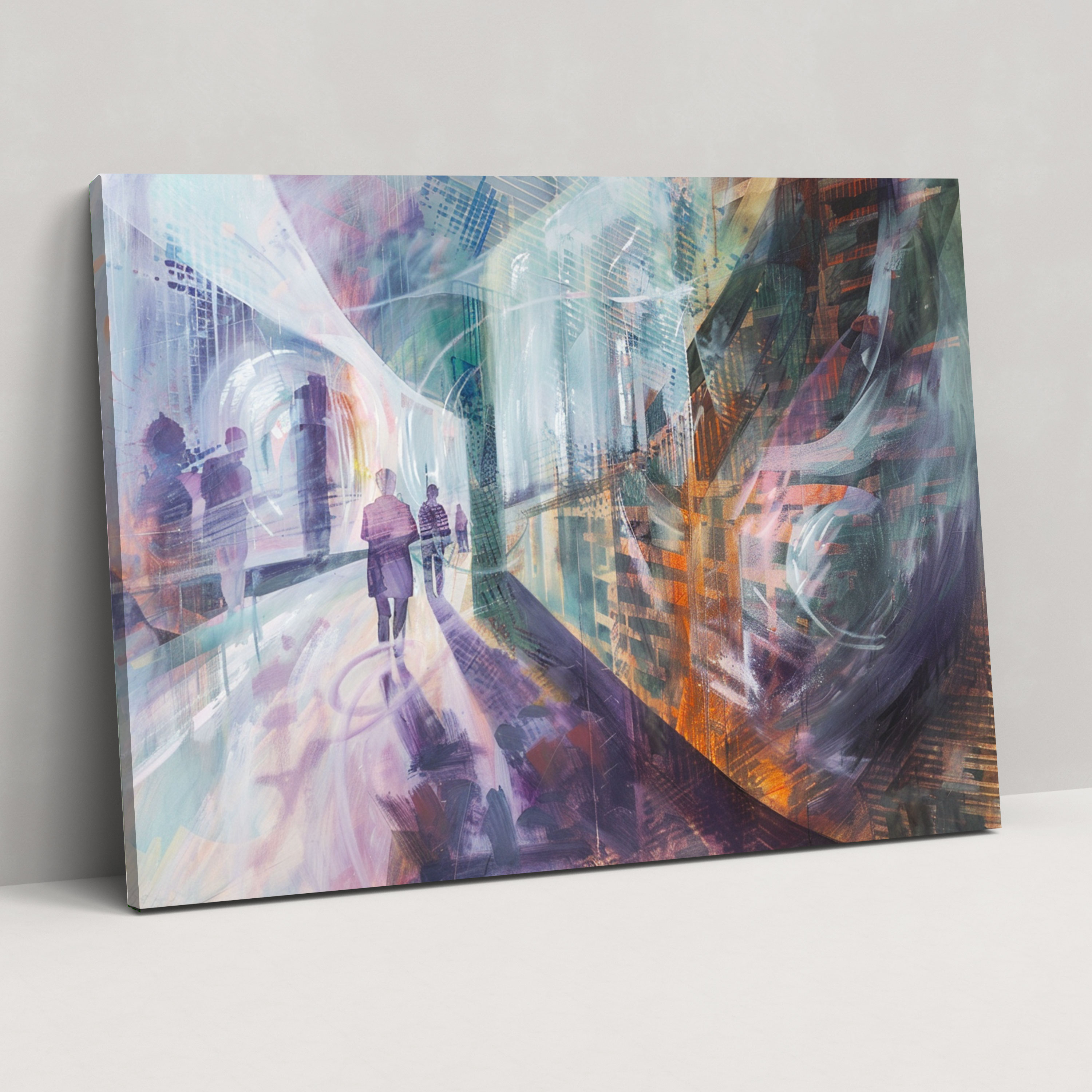 Metaphysical Painting Wall Art: Cityscape - Metaphysical Painting, Canvas Wall Art, Wall Art, Home Decoration