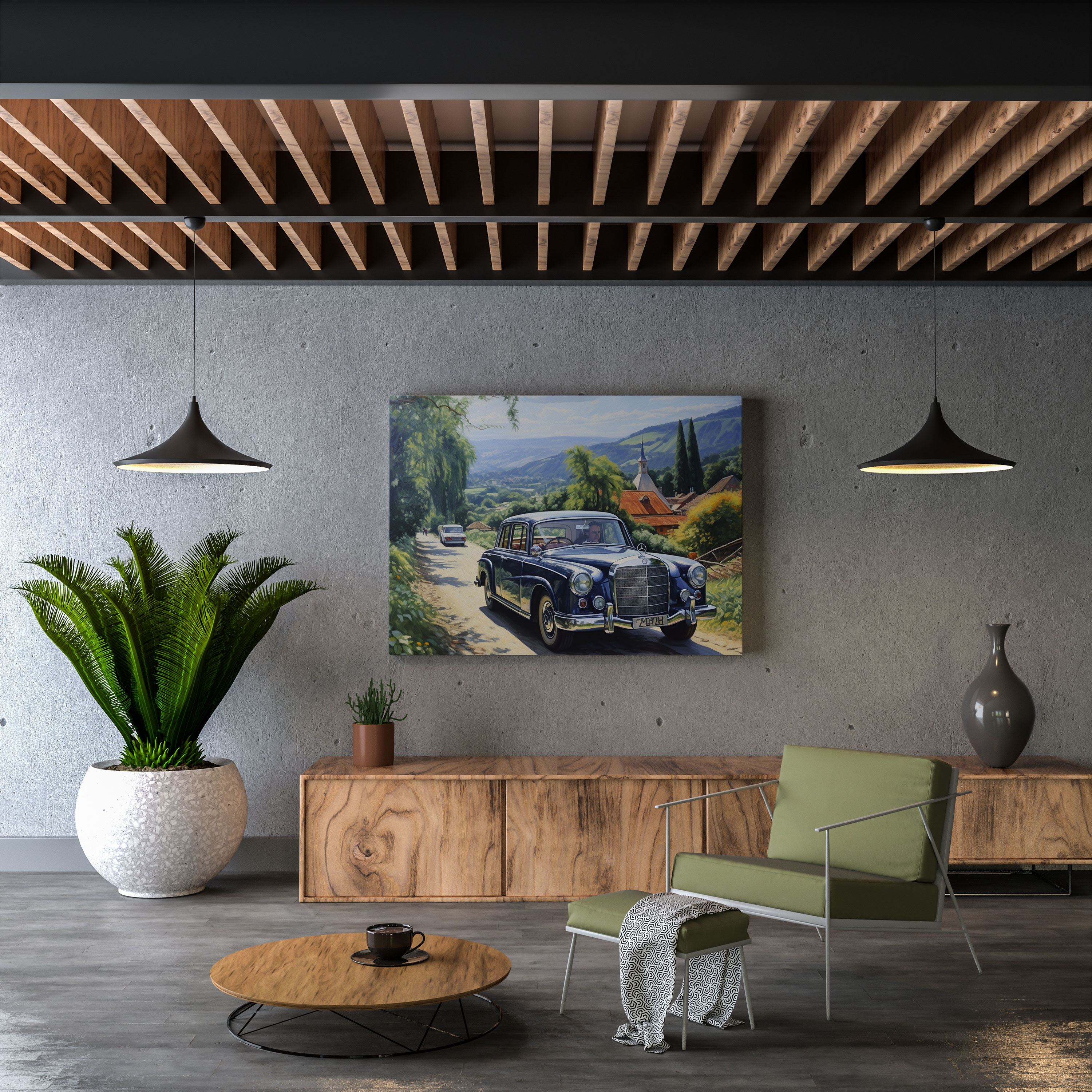 Mercedes Canvas Print - Classic Oil Painting Wall Art - Mercedes, Mercedes, Canvas Print, Canvas Wall Art
