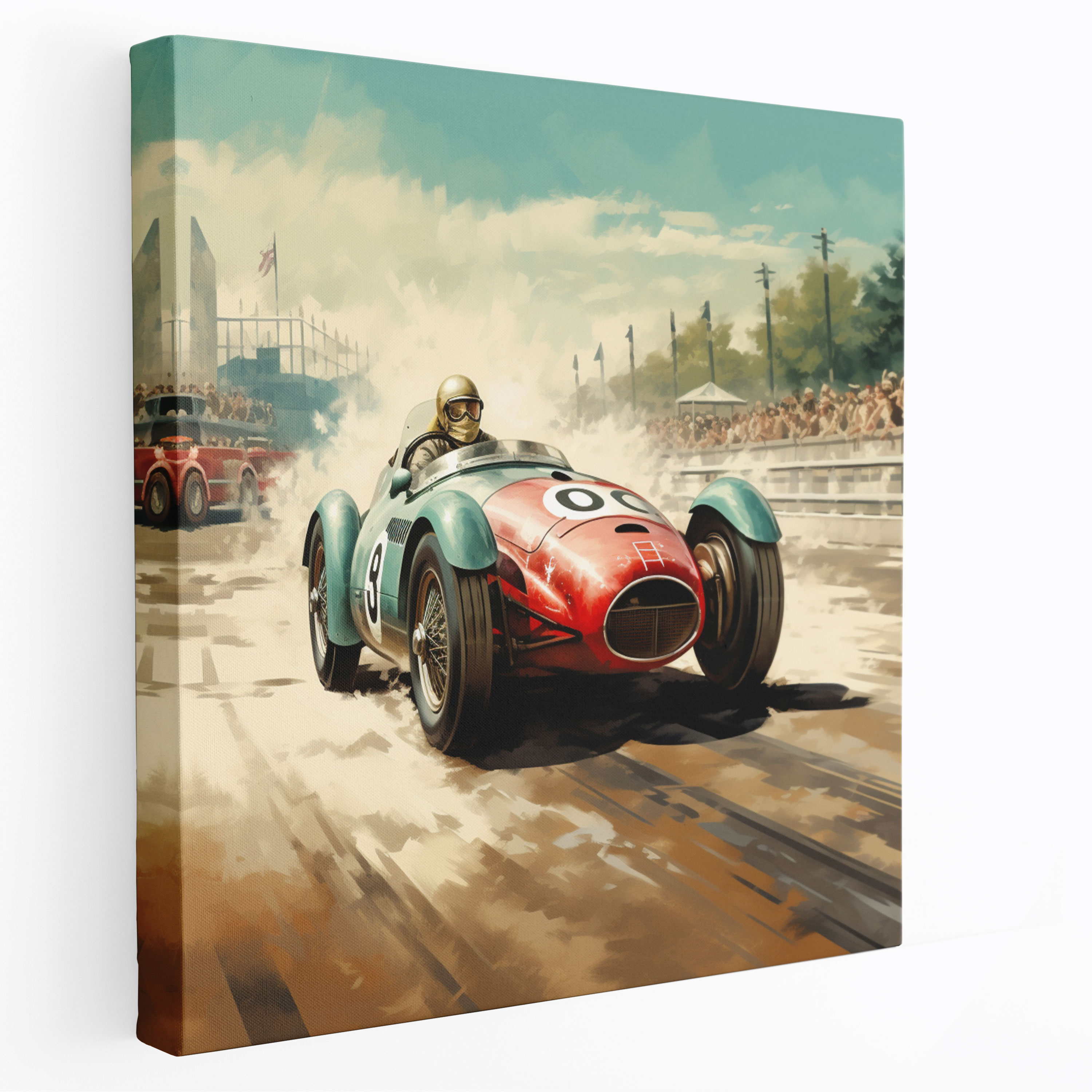 Vintage Mercedes Poster - Mercedes, Retro Poster, Classic Motorsport, Vintage