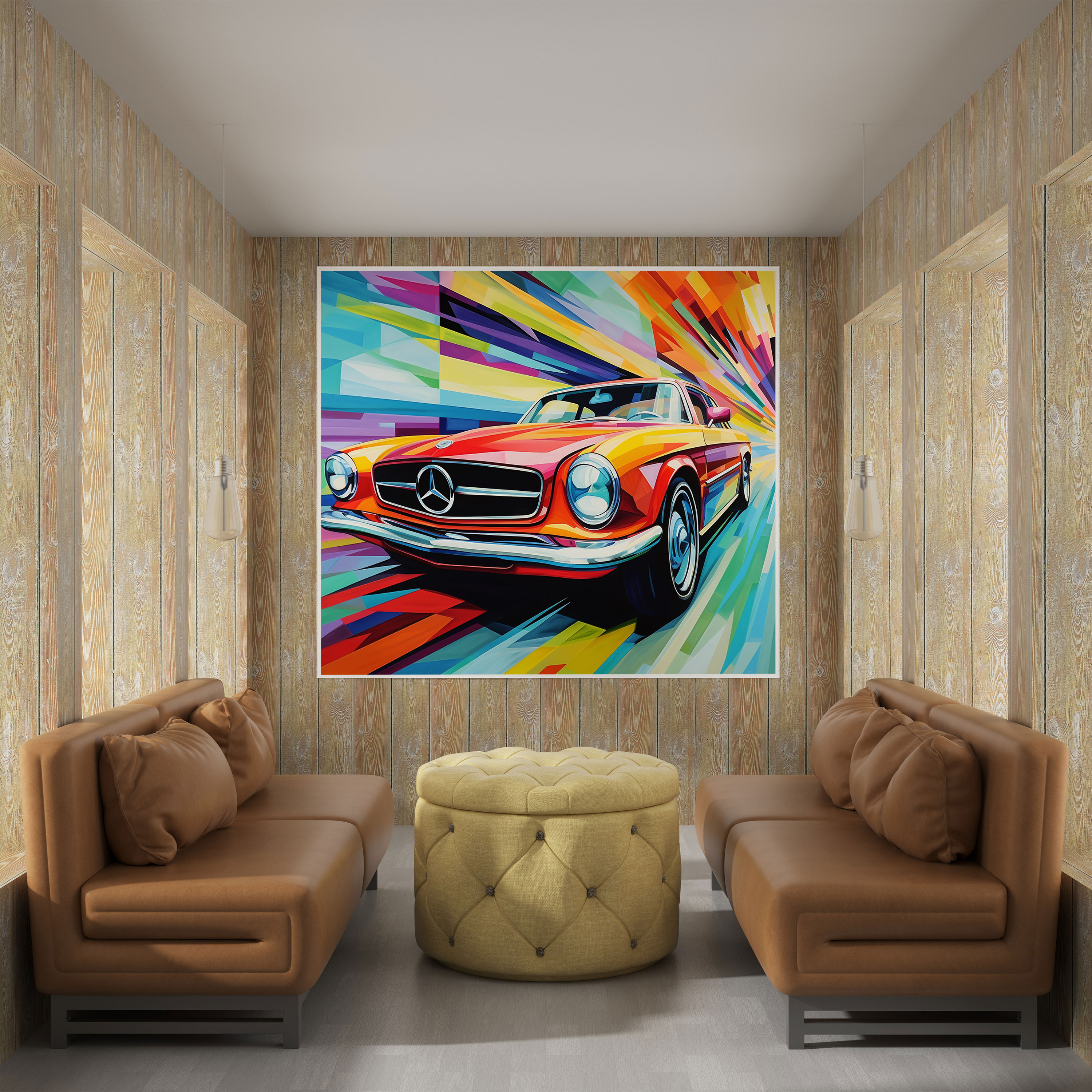 Mercedes Canvas Print - Mercedes, Car Enthusiasts, Canvas Print, Canvas
