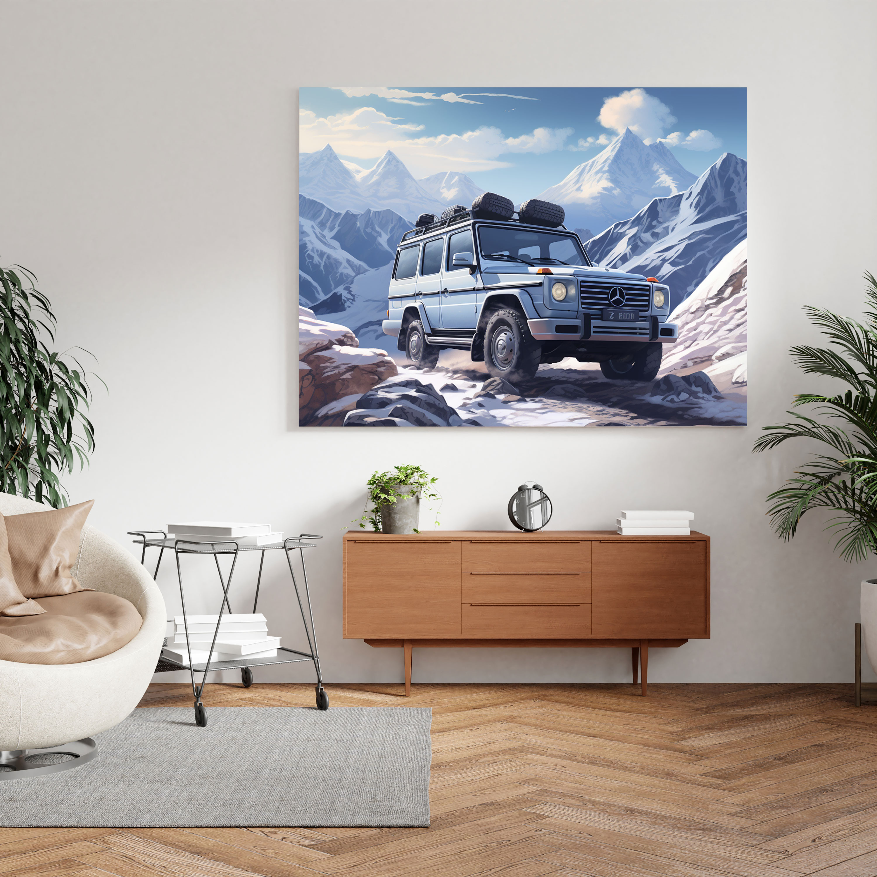 Mercedes Canvas Print - Mercedes, Digital Art, Mercedes, Wall Art