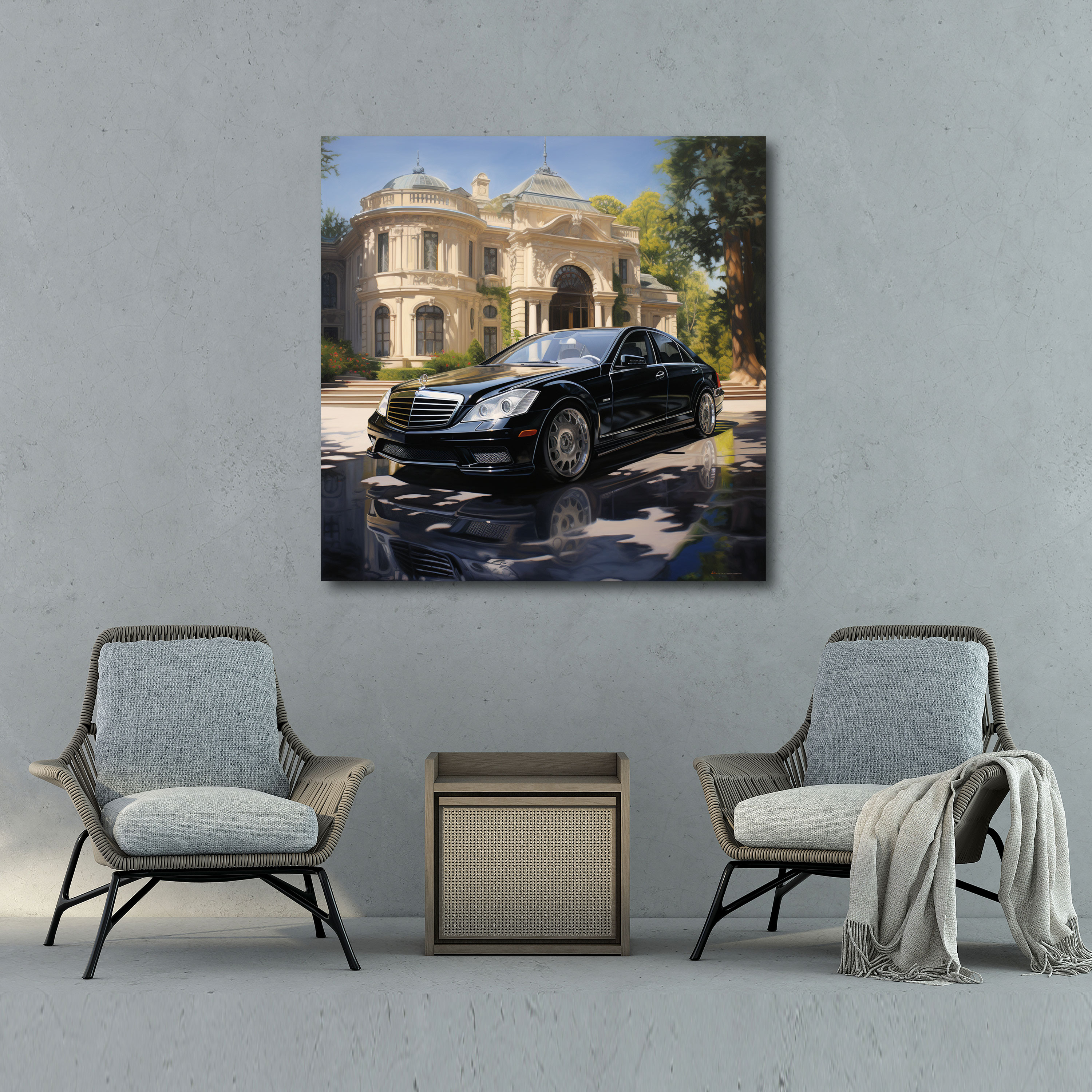 Mercedes Wall Decoration - Mercedes, Canvas Wall Art, Wall Decoration, Luxury