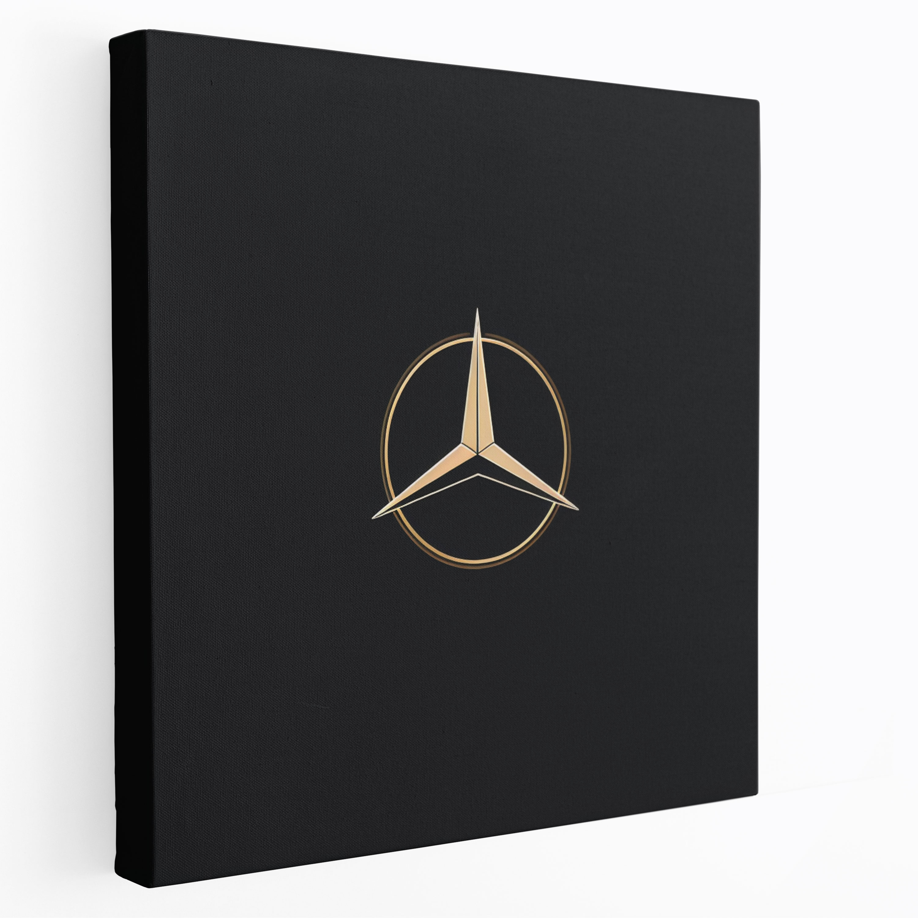 Mercedes Logo Wall Art - Mercedes, Simplicity, Home Decoration, Wall Art