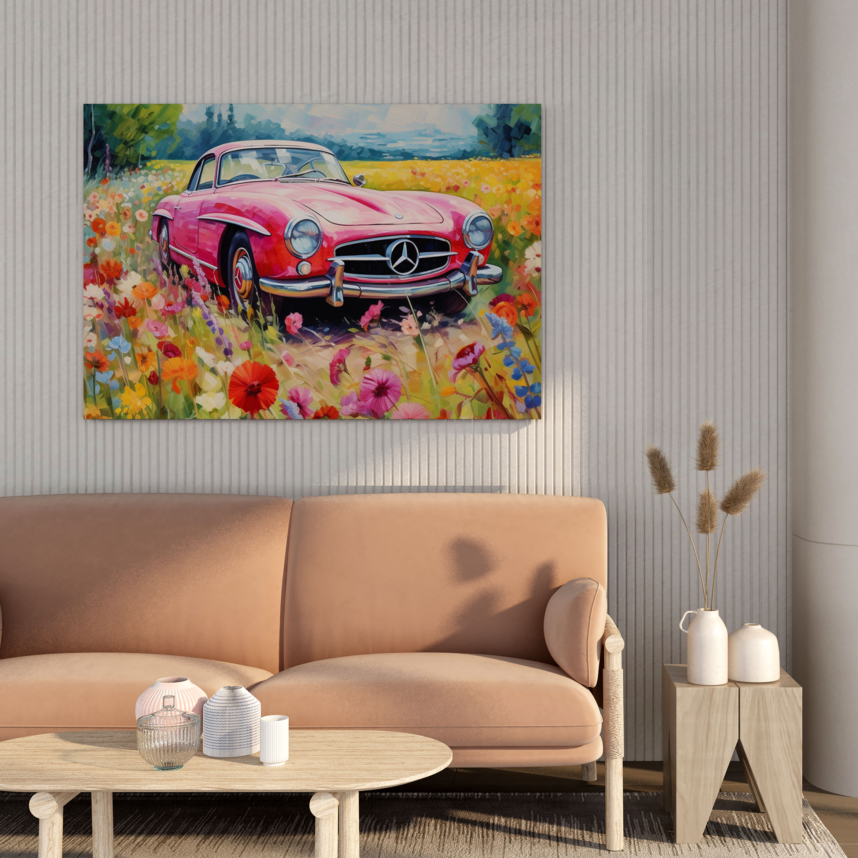 Mercedes Impressionist Canvas Print - Mercedes, Wall Art, Canvas Print, Home Decoration