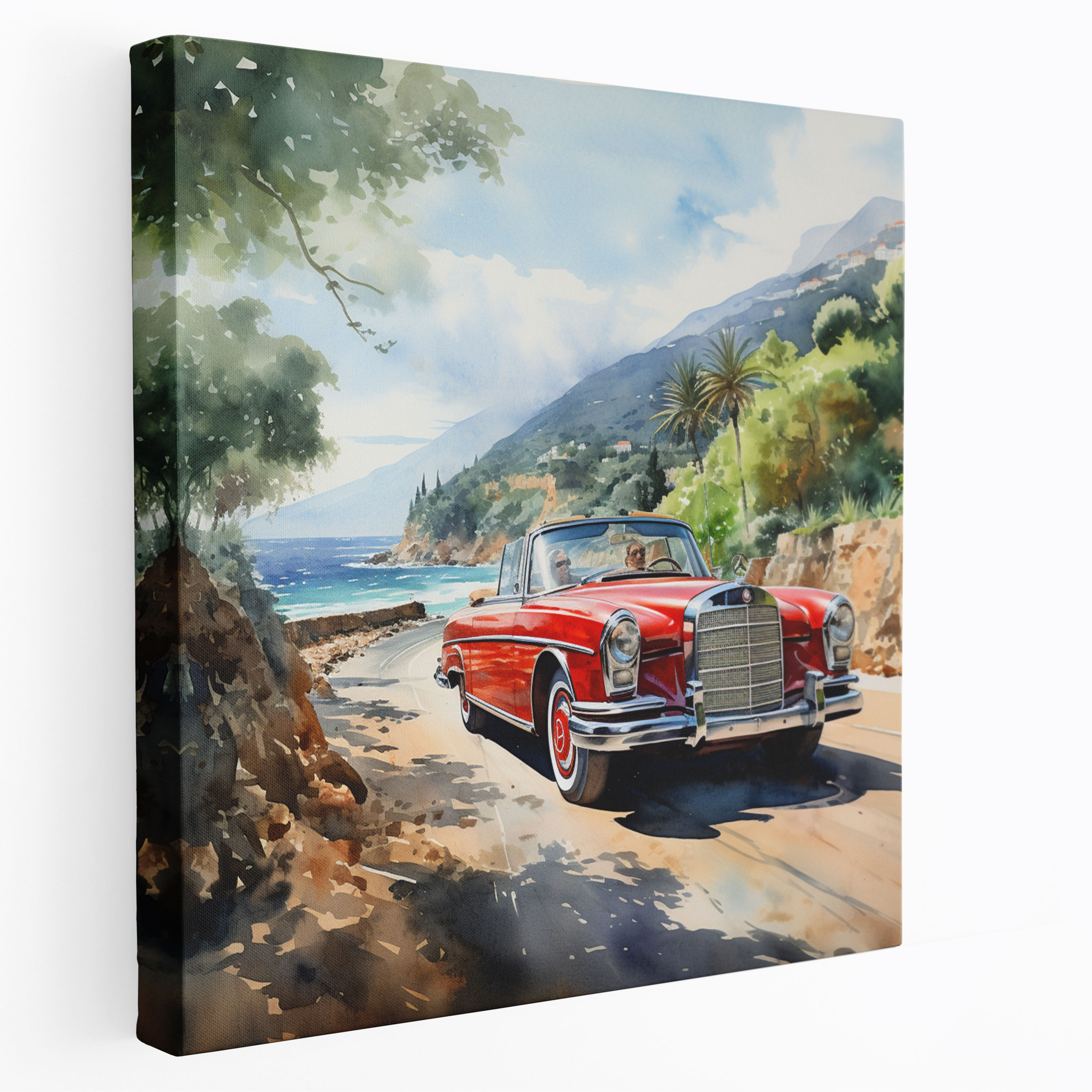Mercedes Canvas Print - Scenic Coastal Drive - Mercedes, Canvas, Wall Art, Canvas Print