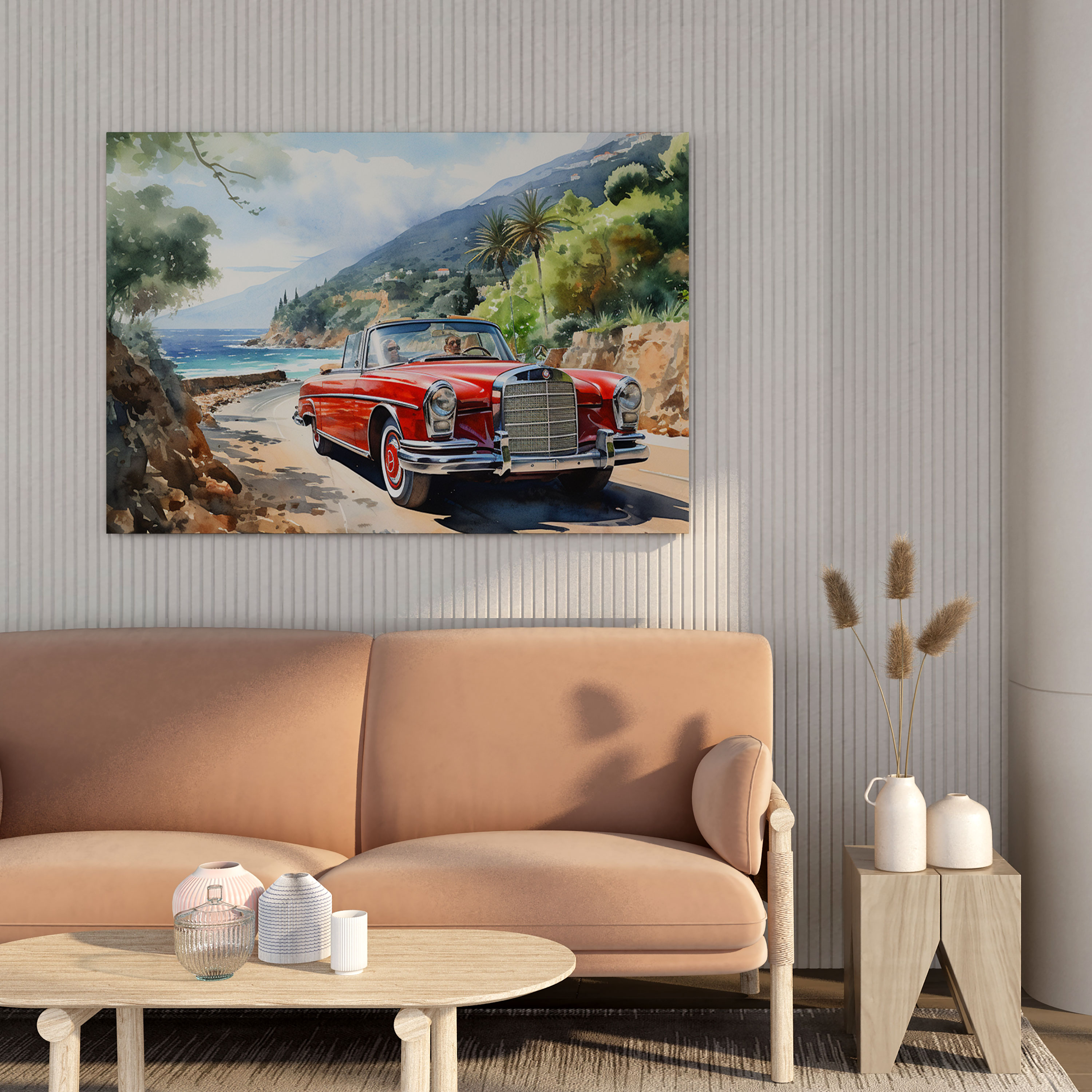 Mercedes Canvas Print - Scenic Coastal Drive - Mercedes, Canvas, Wall Art, Canvas Print