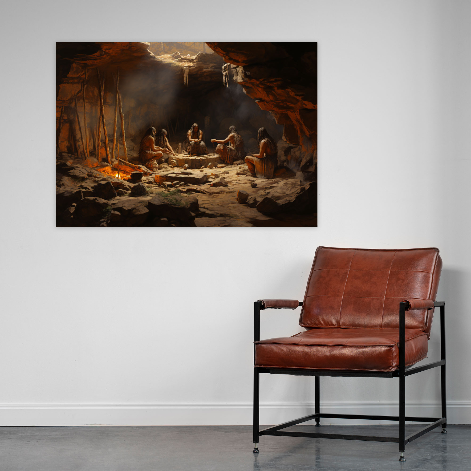 Mesolithic Wall Art - Shamanic Practices And Spiritual Rituals - Mesolithic, Spiritual Rituals, Canvas Wall Art, Canvas