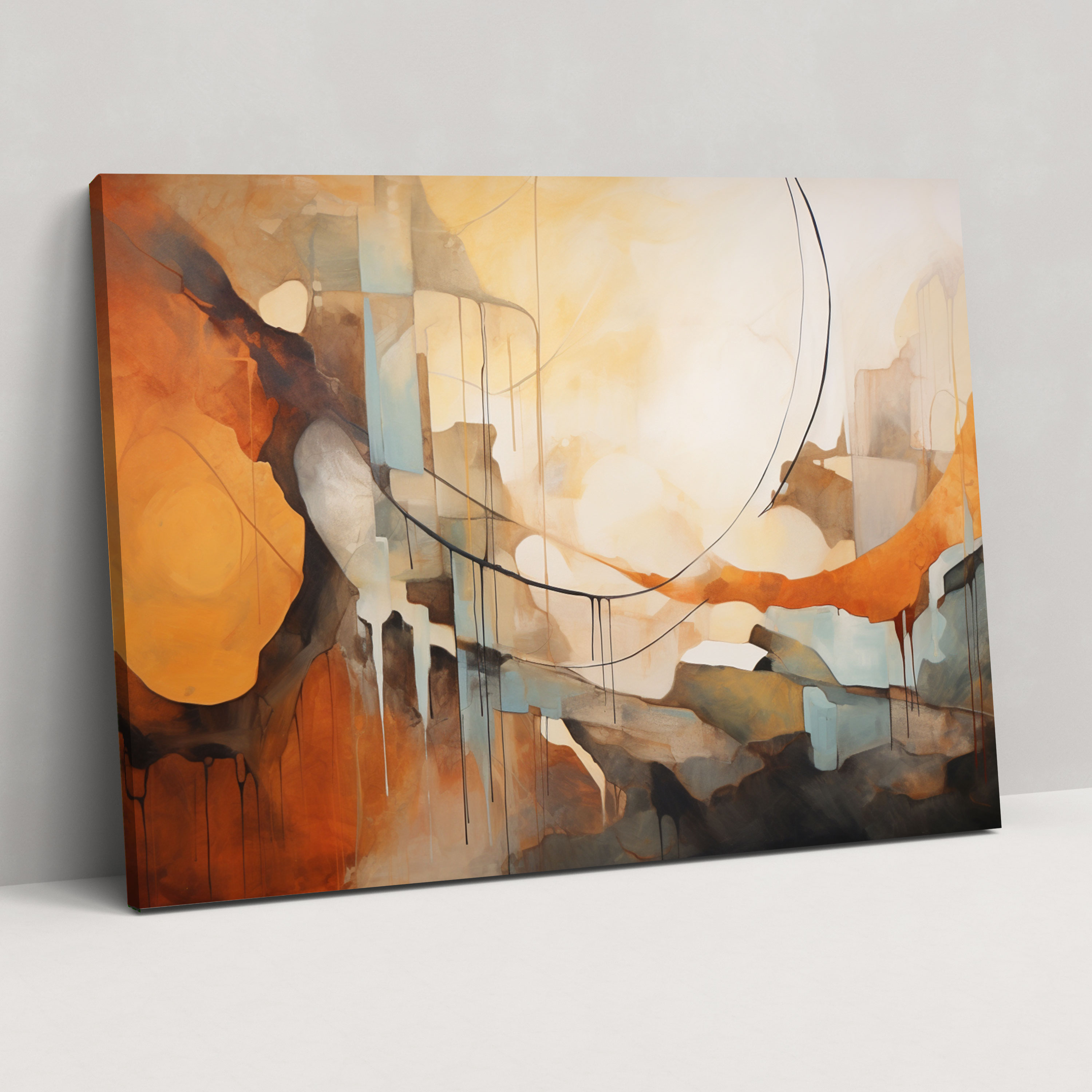 Mesolithic Inspired Wall Art - Mesolithic, Mesolithic Tools, Mesolithic Artifacts, Canvas