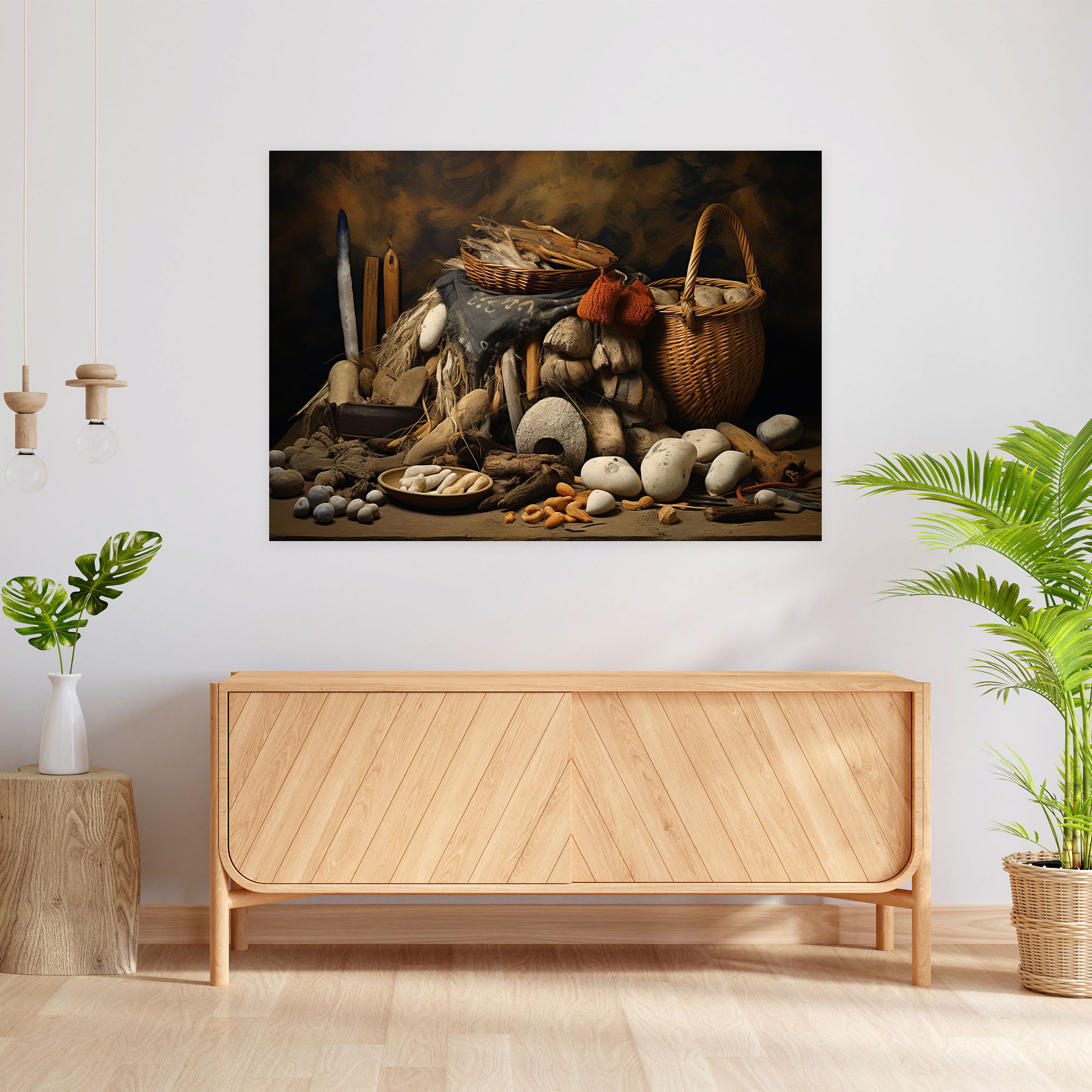 Mesolithic Still Life Wall Art - Mesolithic, Canvas Wall Art, Wall Decoration, Wall Art