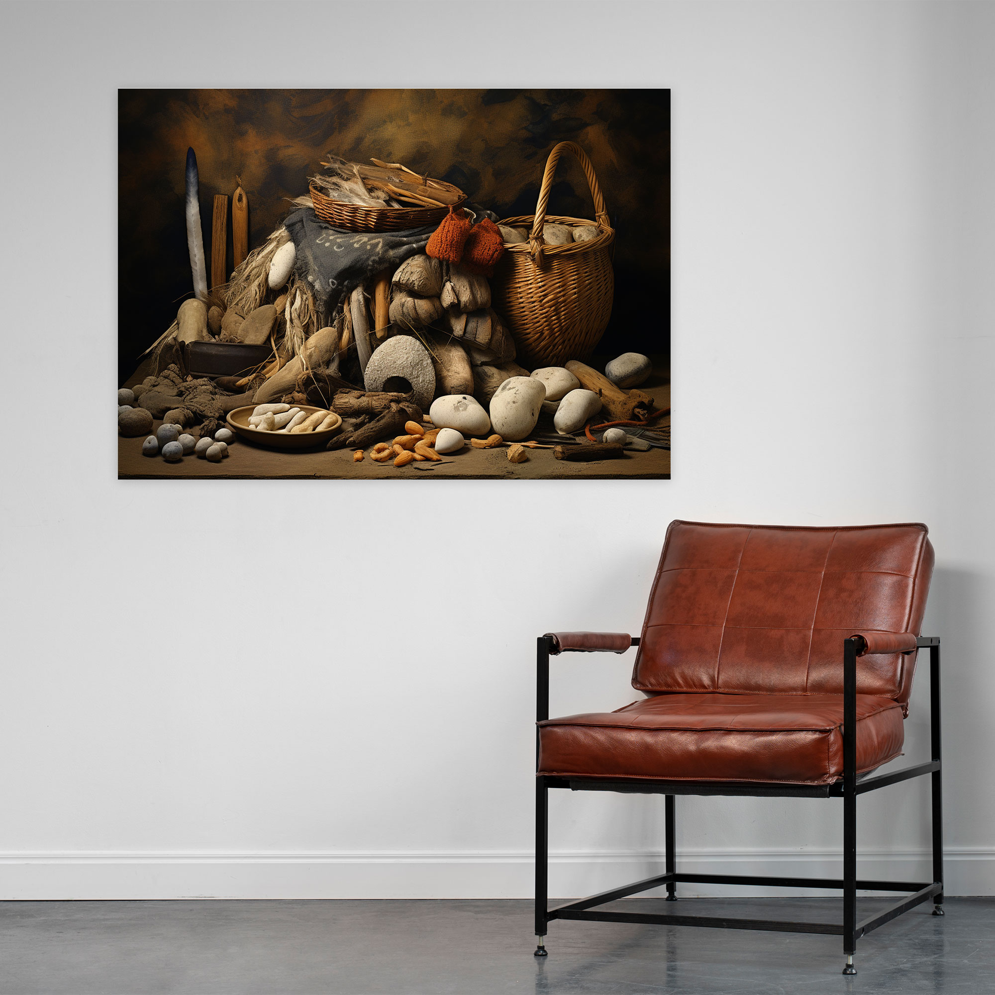 Mesolithic Still Life Wall Art - Mesolithic, Canvas Wall Art, Wall Decoration, Wall Art