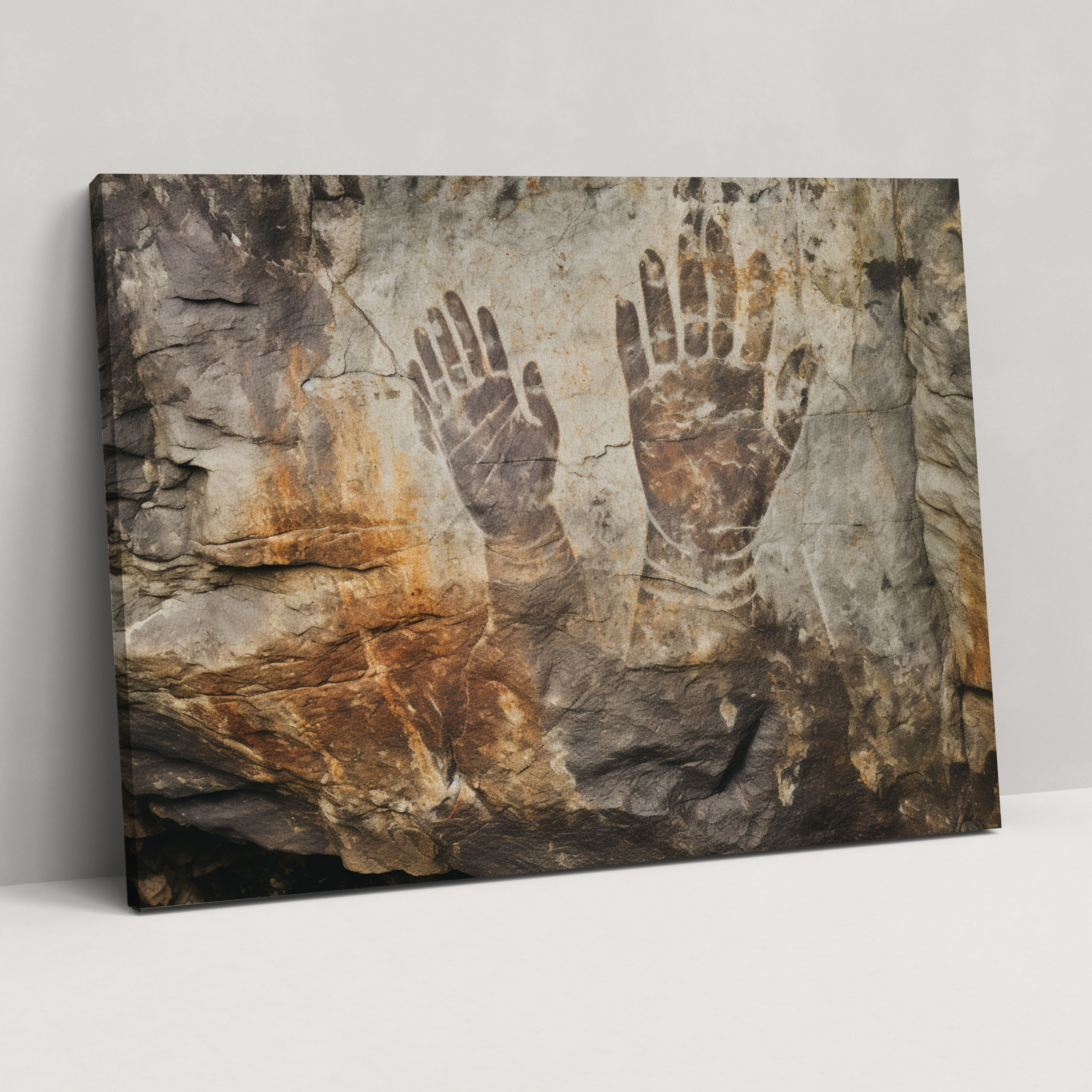 Mesolithic Handprints Wall Art - Mesolithic, Handprints, Mesolithic, Wall Art