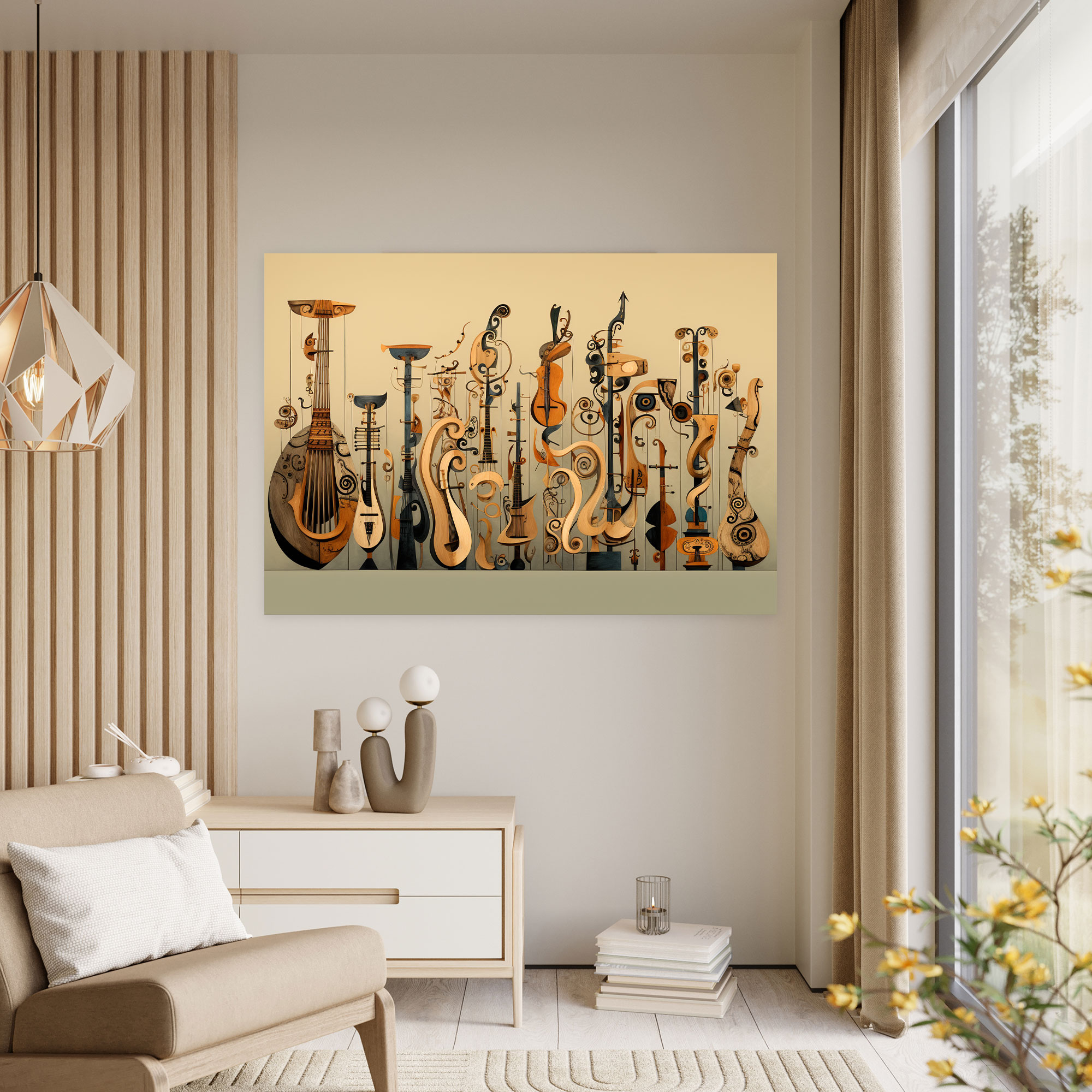 Mesolithic Musical Instruments Canvas Print - Mesolithic, Wall Art, Mesolithic, Canvas Wall Art