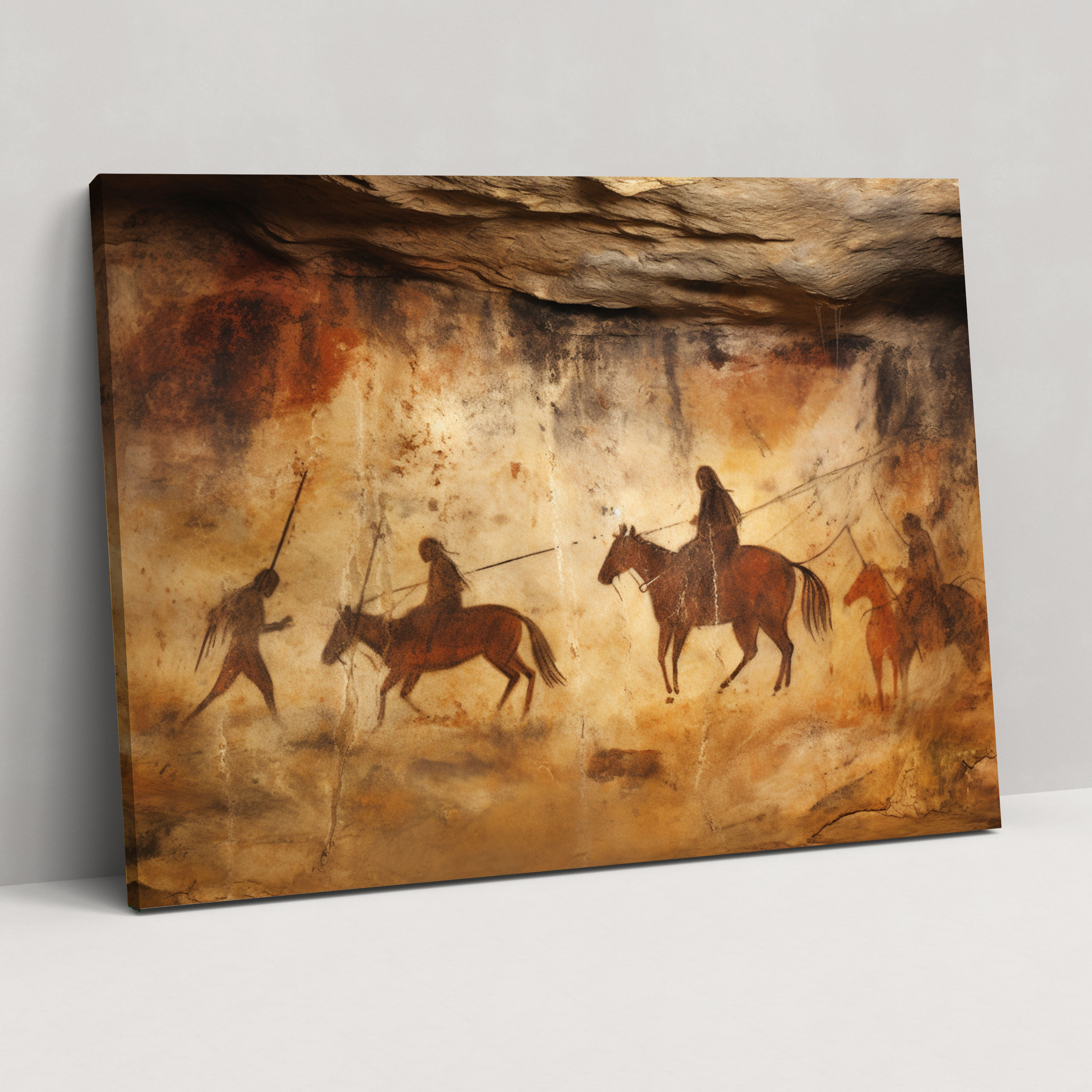 Mystical Paleolithic Canvas Print - Mesolithic, Canvas Wall Art, Canvas, Home Decoration