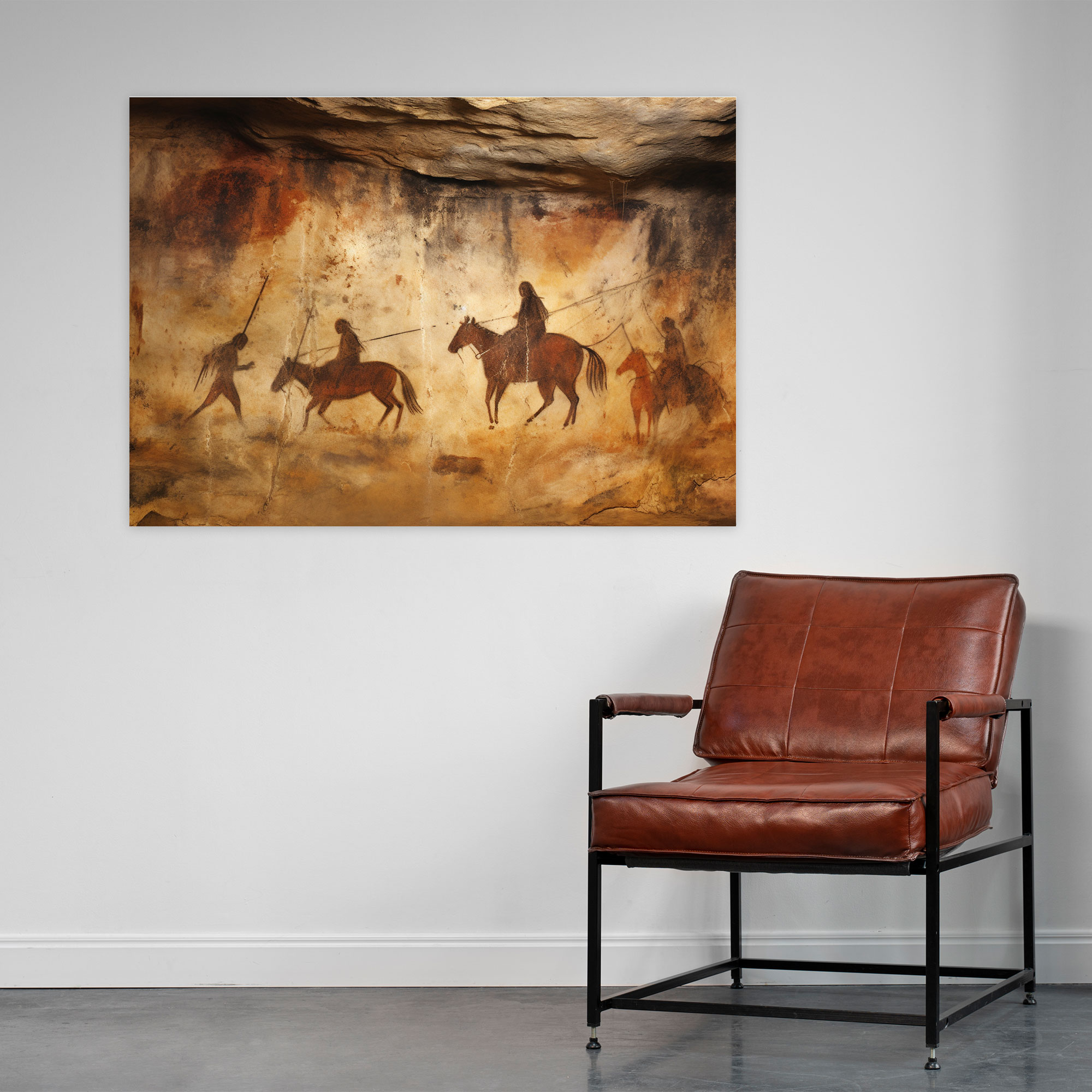 Mystical Paleolithic Canvas Print - Mesolithic, Canvas Wall Art, Canvas, Home Decoration