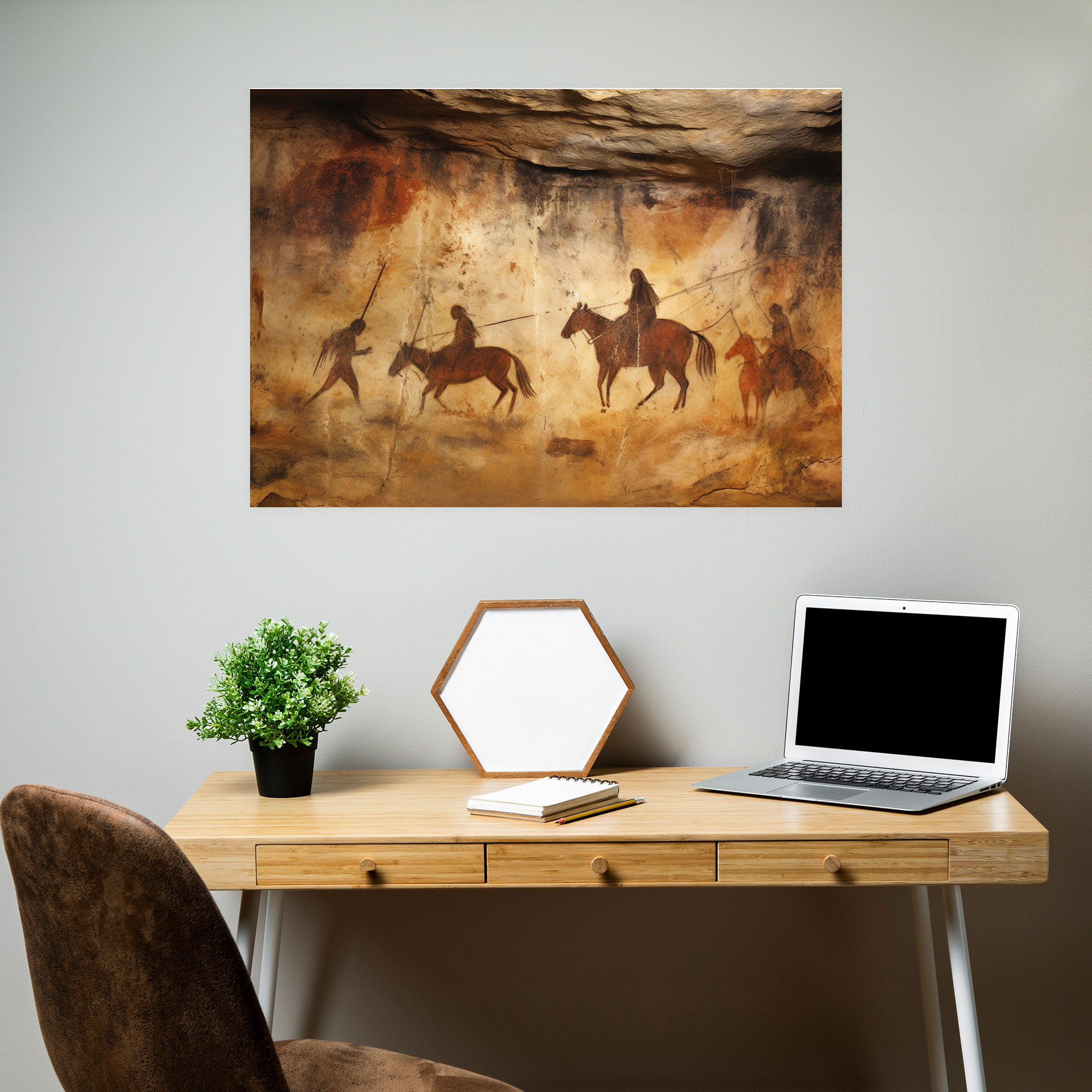Mystical Paleolithic Canvas Print - Mesolithic, Canvas Wall Art, Canvas, Home Decoration