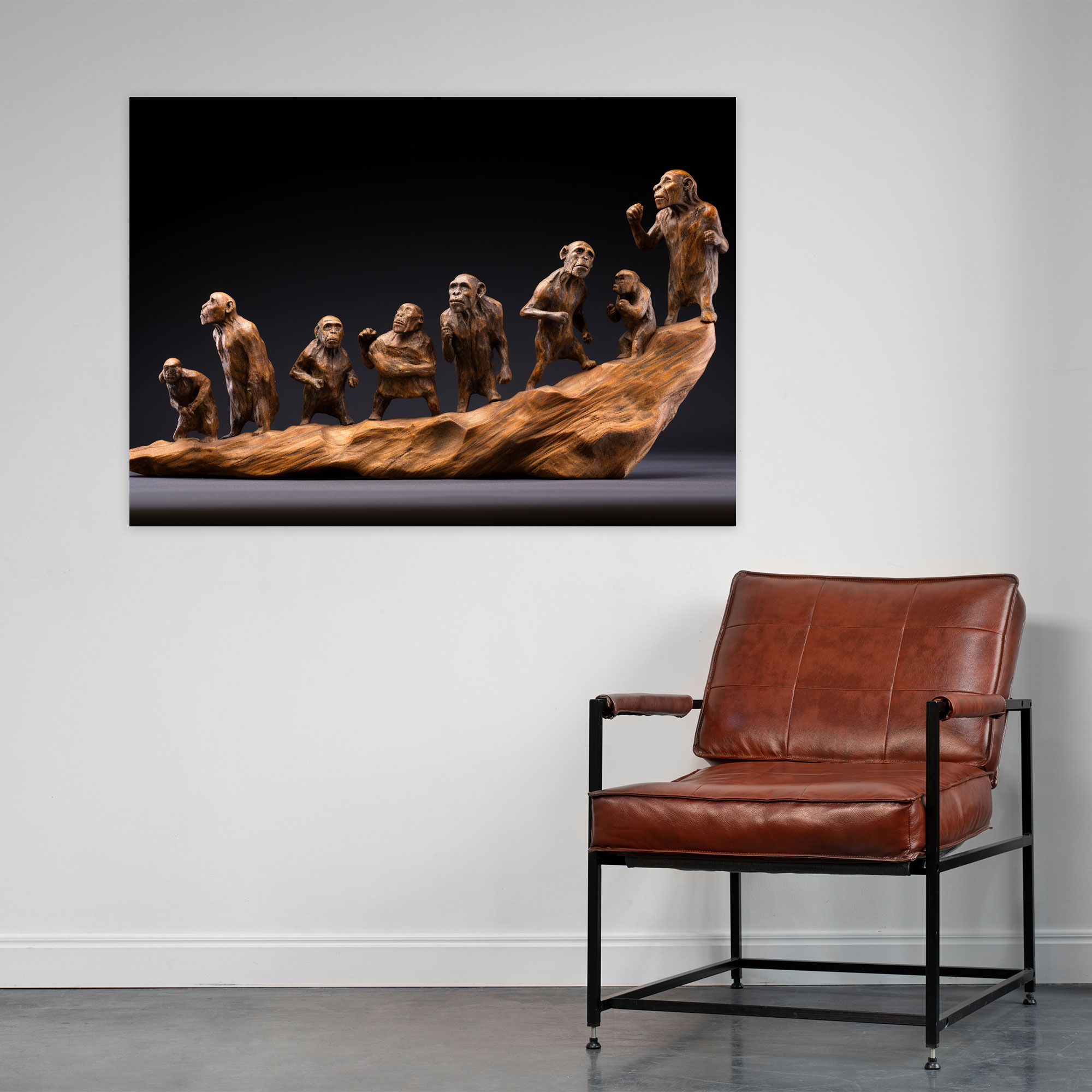 Evolution Of Art Canvas Print - Mesolithic, Canvas, Hand-Carved Figurines, Paleolithic