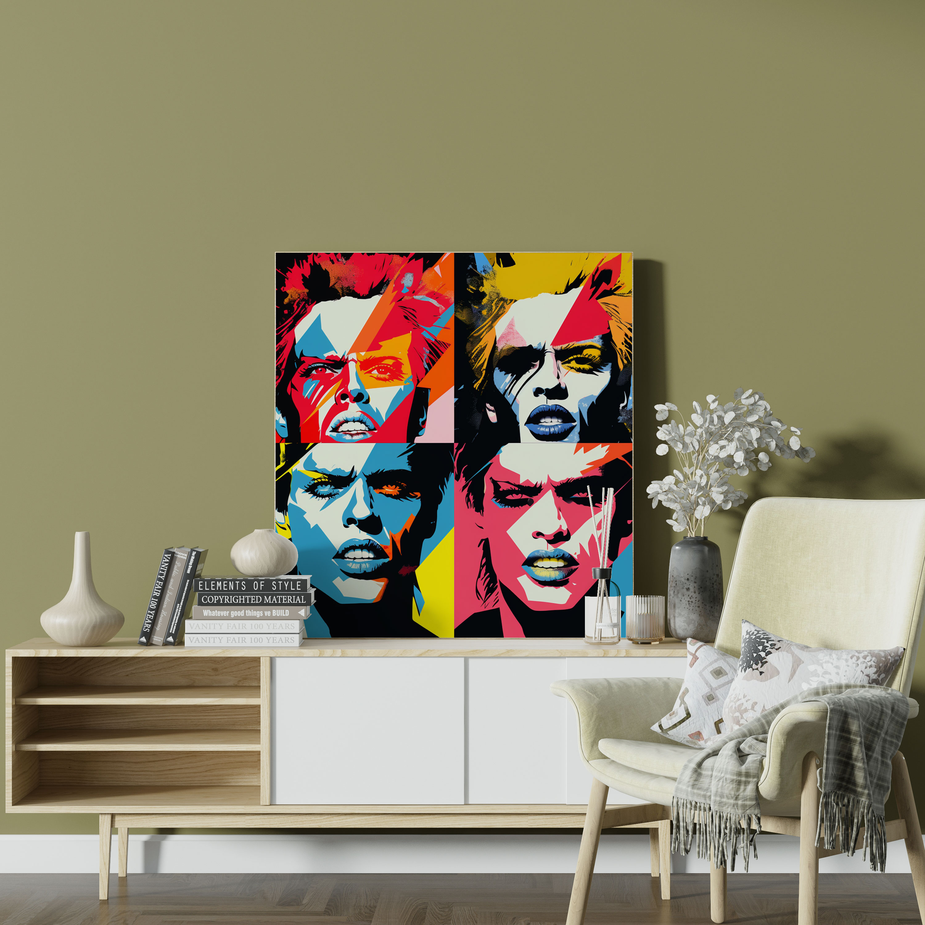 Metallica Pop Art Canvas Print - Metallica, Vibrant Colors, Canvas, Canvas Wall Art