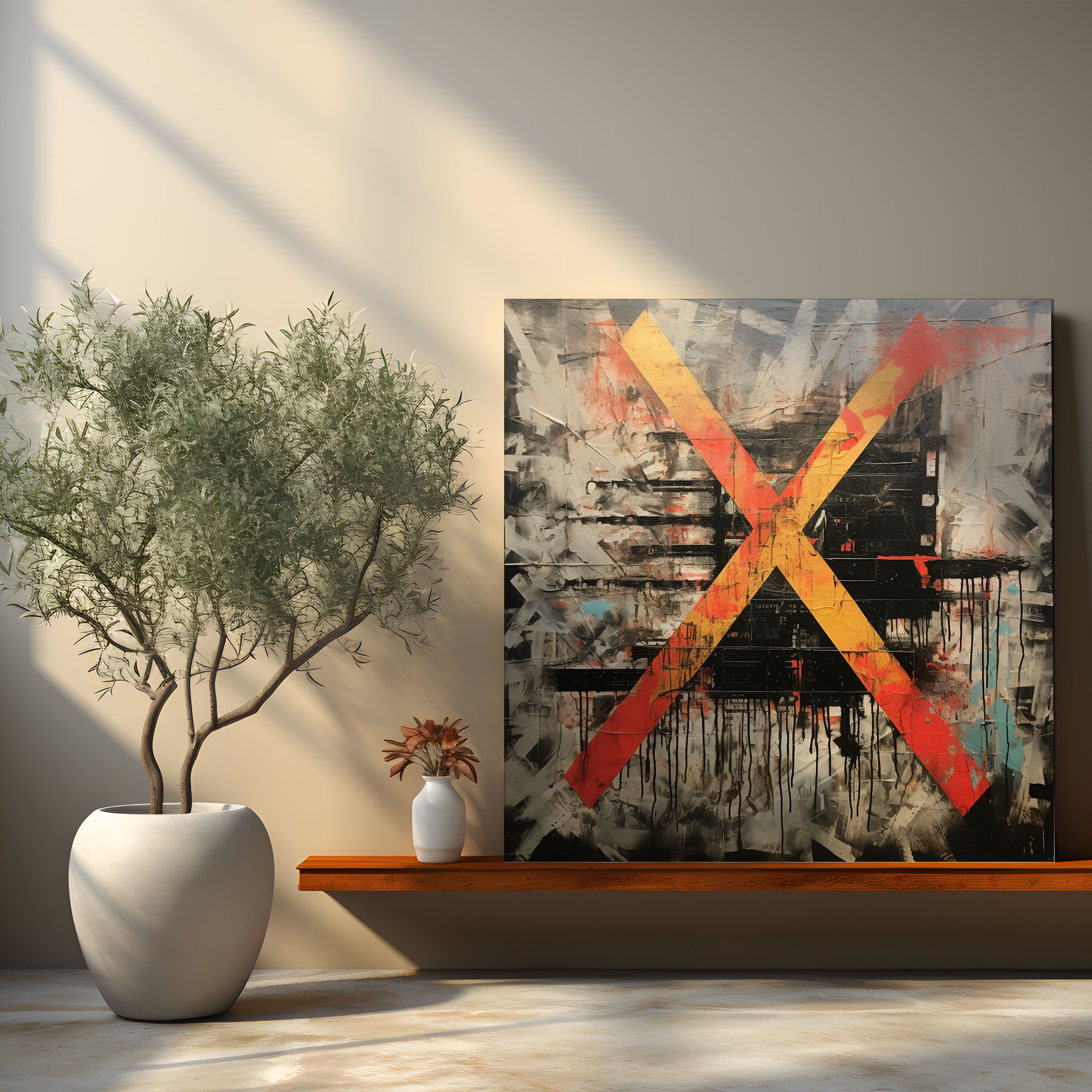 Metallica Wall Decoration: Abstract Logo And Music Notes - Metallica, Canvas Print, Wall Art, Logo