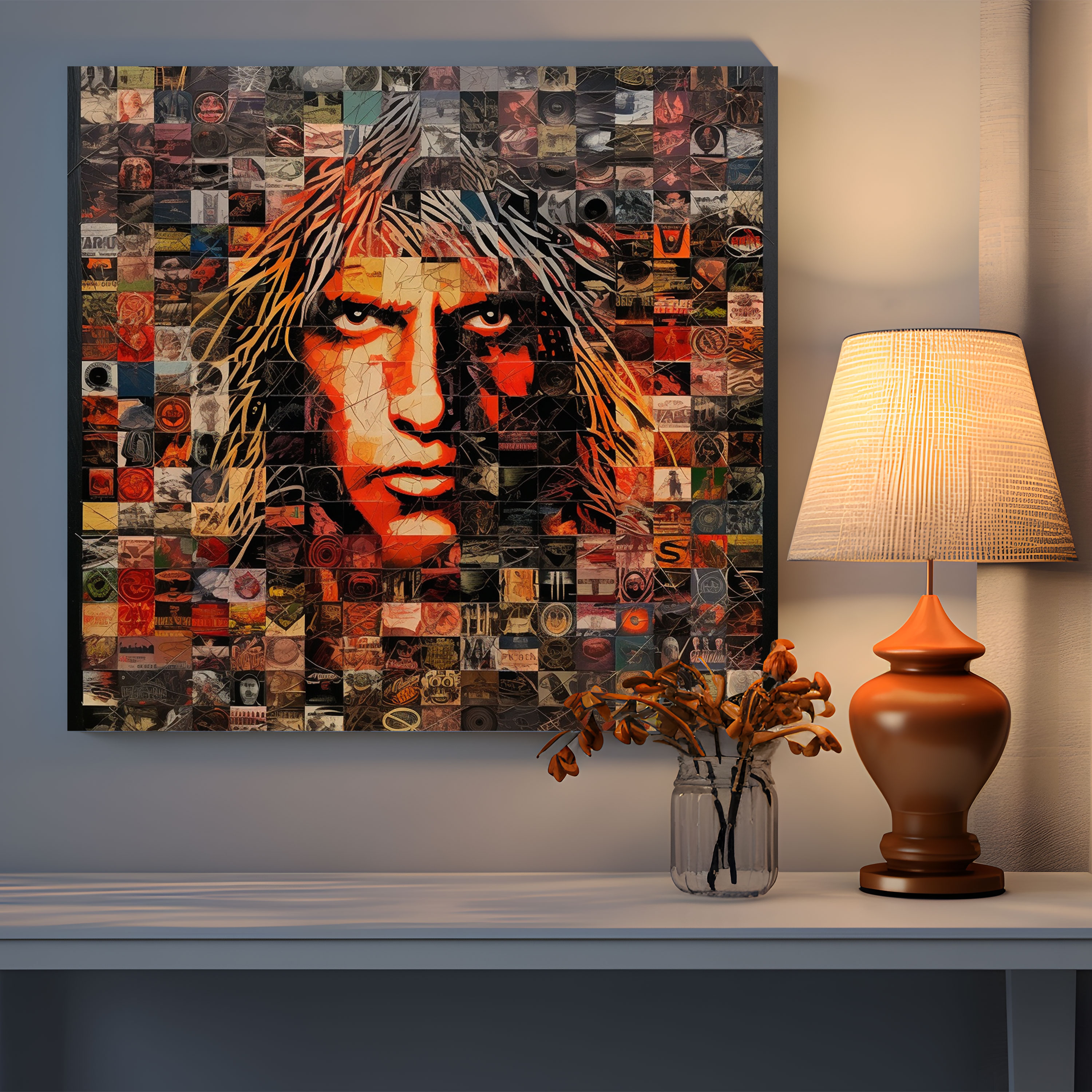 Metallica Wall Art: Iconic Album Covers Collage - Metallica, Metallica, Collage, Home Decoration