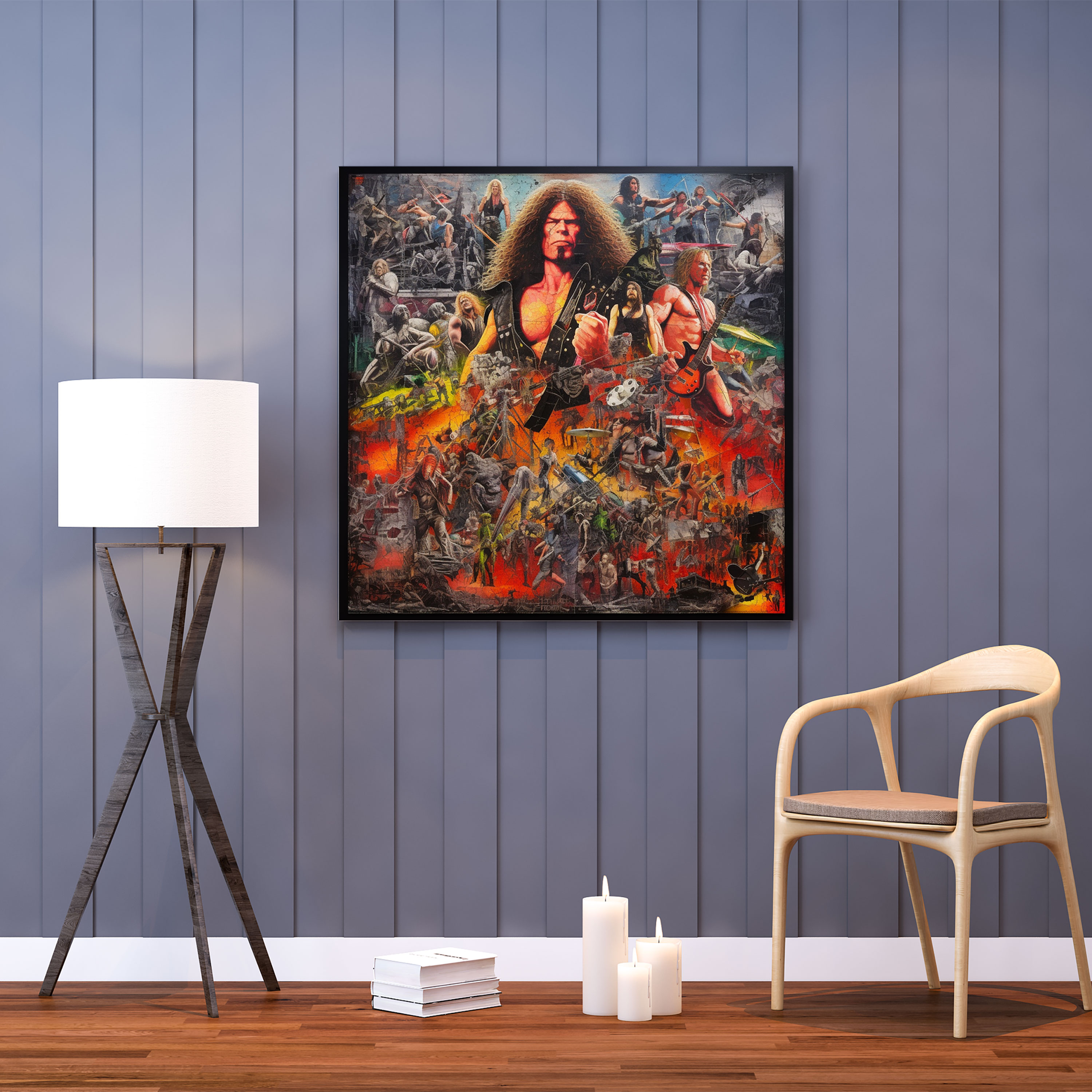 Metallica Album Covers Wall Art - Metallica, Album Covers, Wall Decoration, Canvas