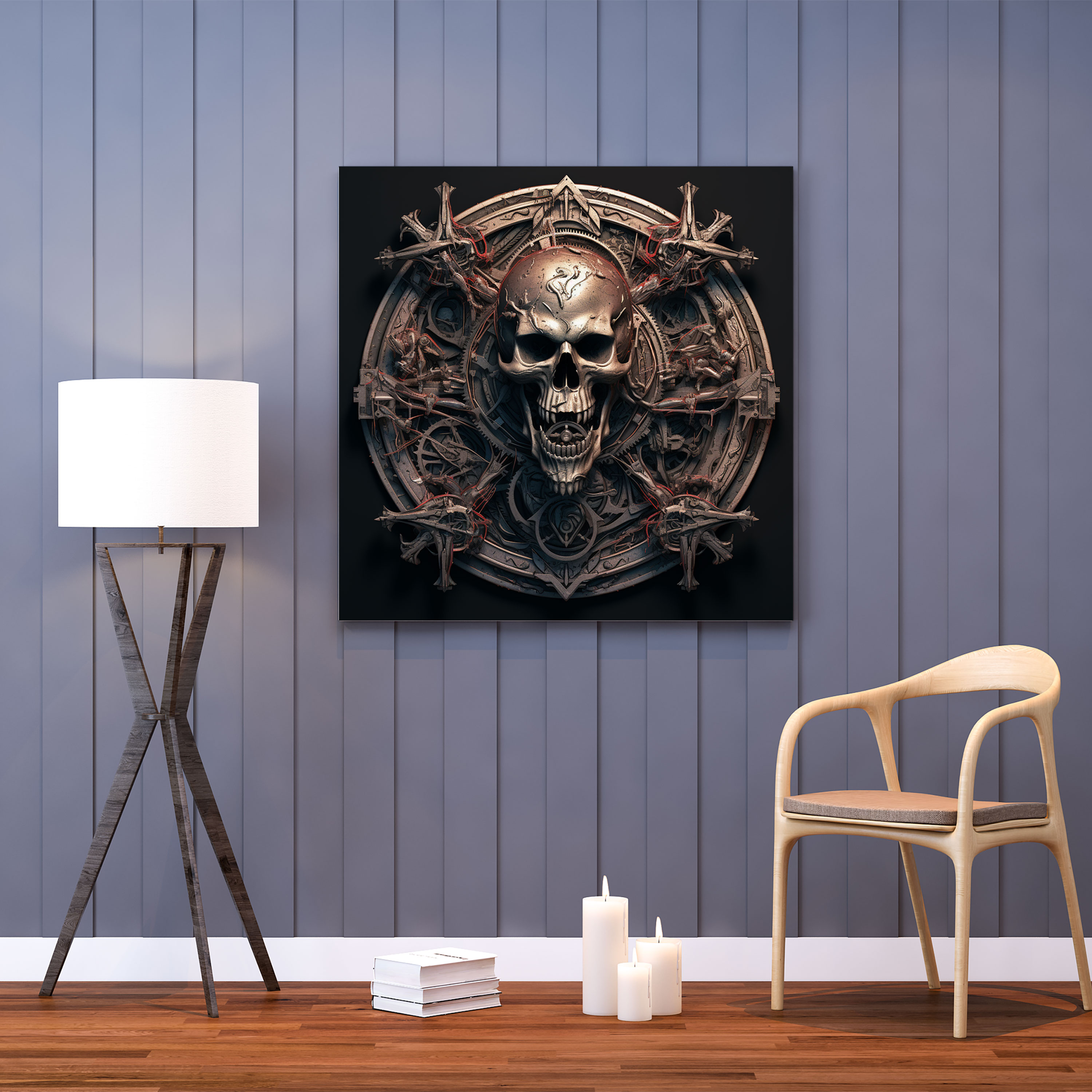 Metallica Logo Canvas Print - Metallica, Logo, Home Decoration, Heavy Metal Artwork