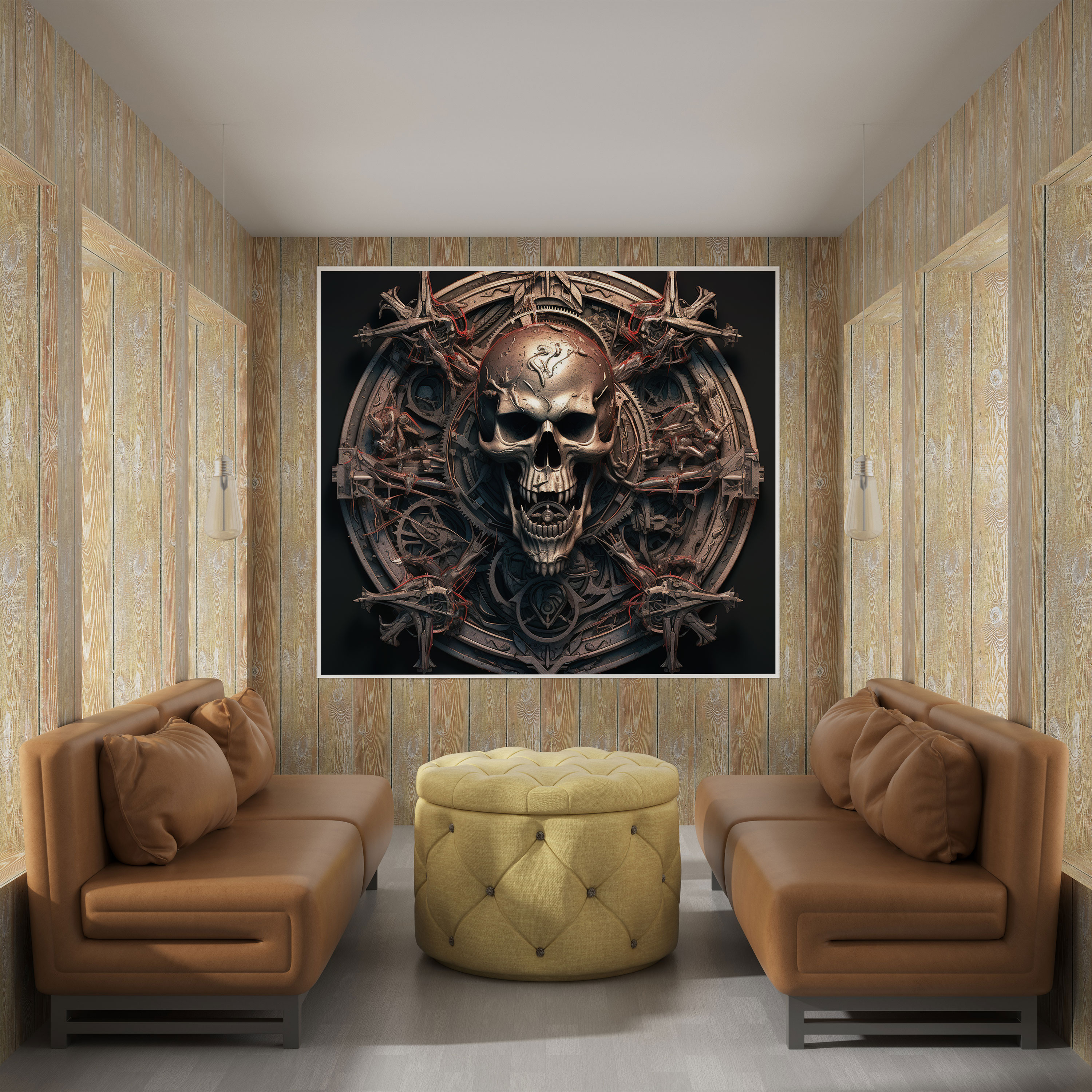 Metallica Logo Canvas Print - Metallica, Logo, Home Decoration, Heavy Metal Artwork