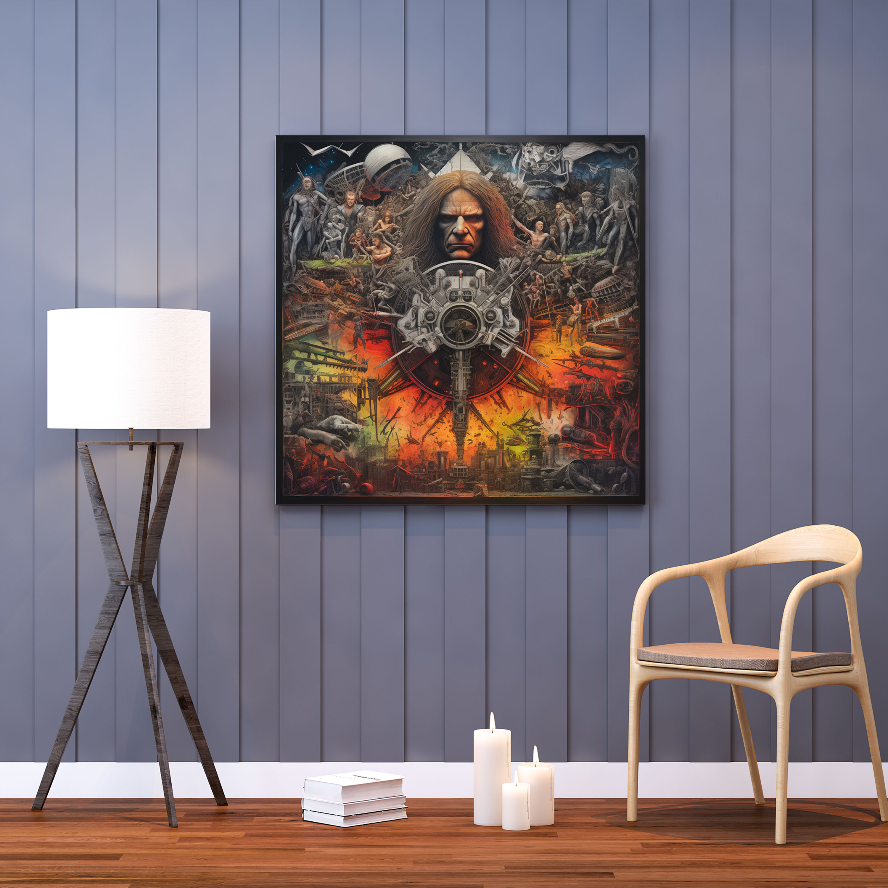 Metallica Album Covers Wall Decoration - Metallica, Album Covers, Intricate, Home Decoration