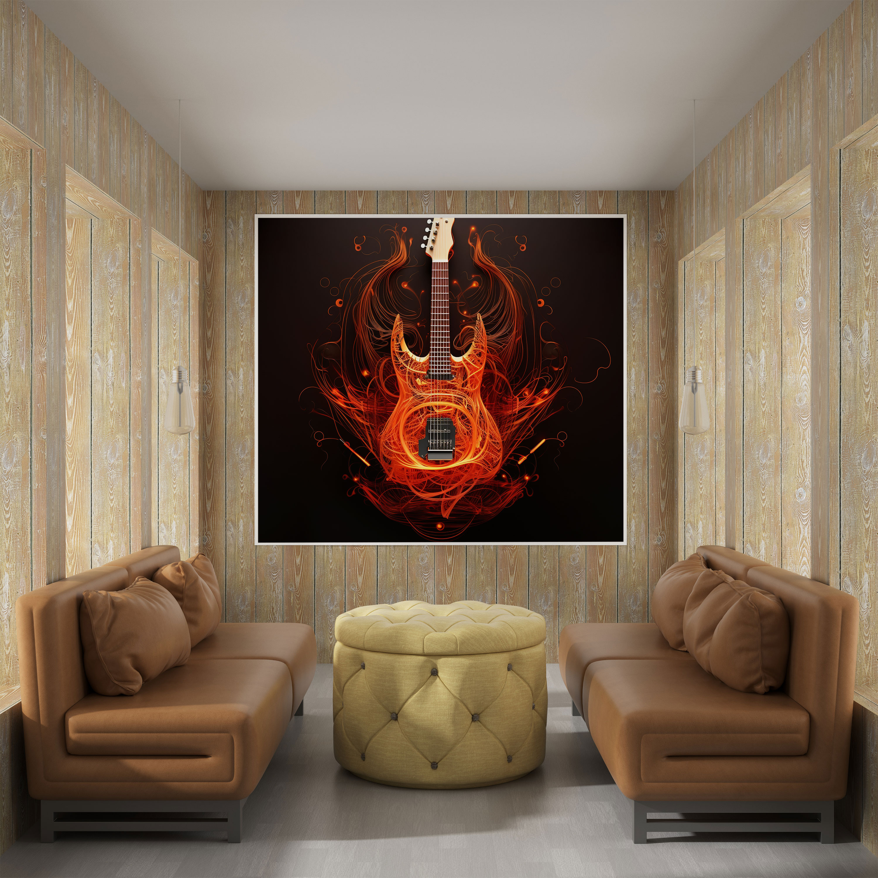Metallica Canvas Print - Abstract Guitar Strings Wall Art - Metallica, Canvas, Metallica, Guitar Strings