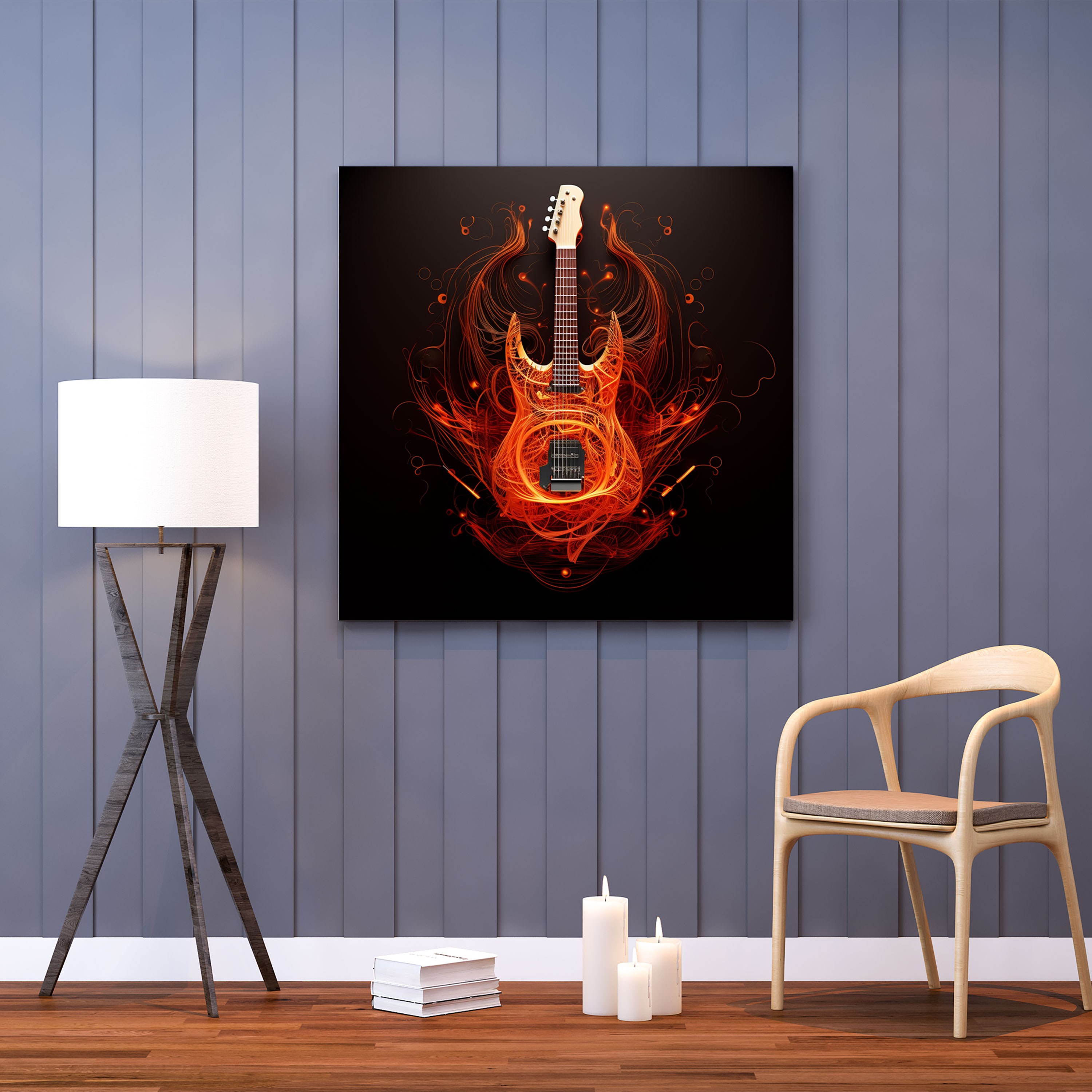 Metallica Canvas Print - Abstract Guitar Strings Wall Art - Metallica, Canvas, Metallica, Guitar Strings