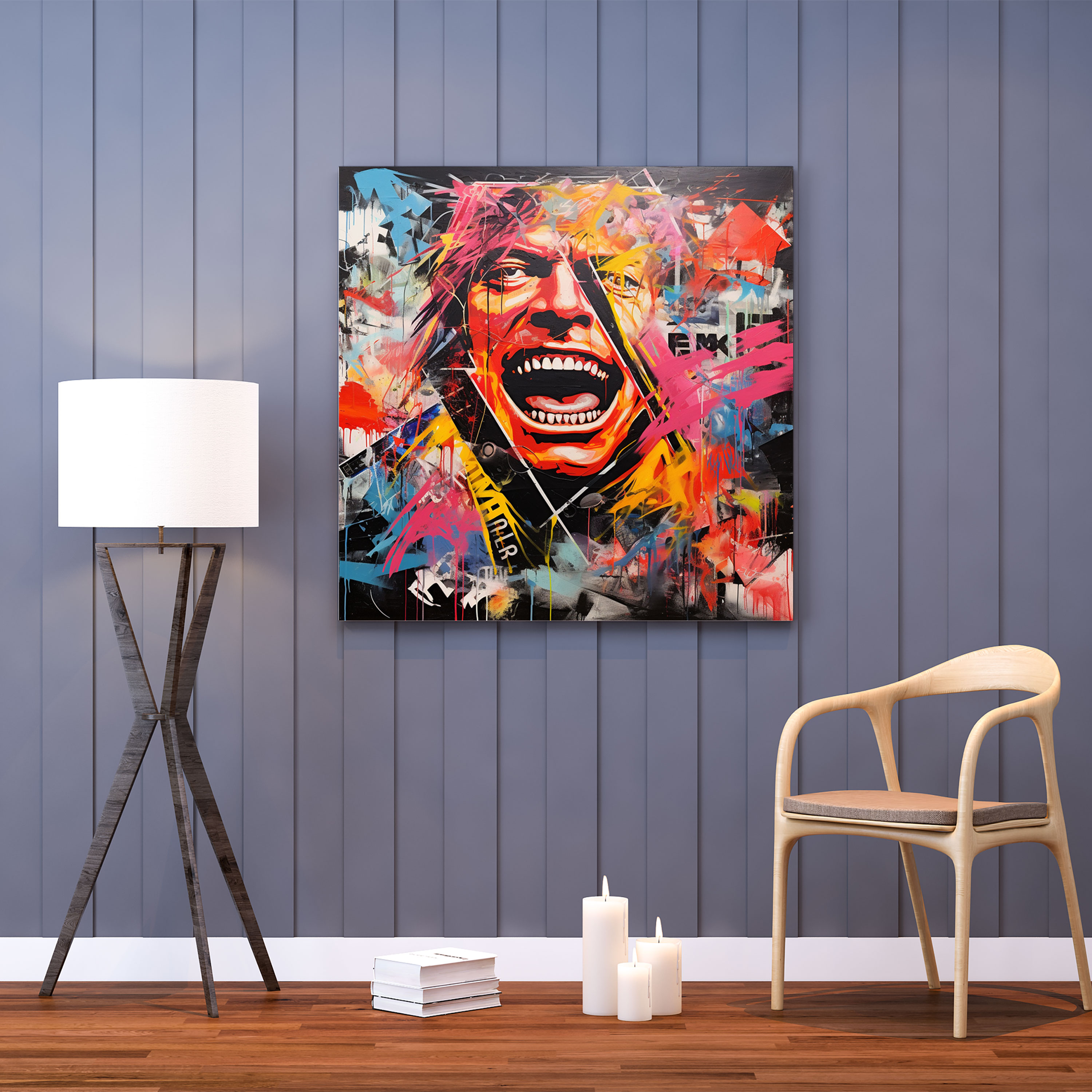 Metallica Canvas Print - Graffiti Album Covers Wall Art - Metallica, Canvas Wall Art, Canvas Print, Metallica