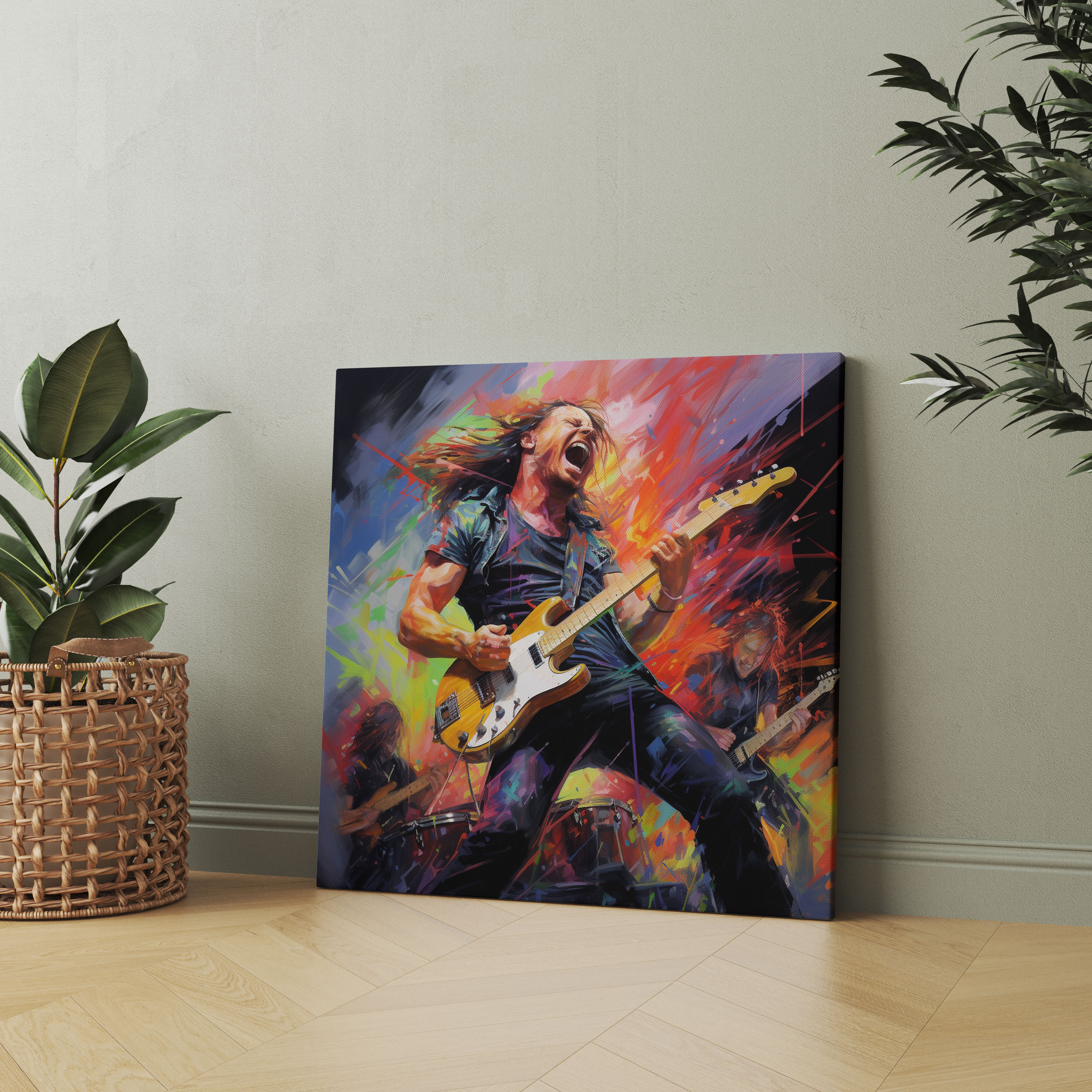Metallica Intensity Impressionistic Canvas Print - Metallica, Metallica, Canvas Wall Art, Canvas