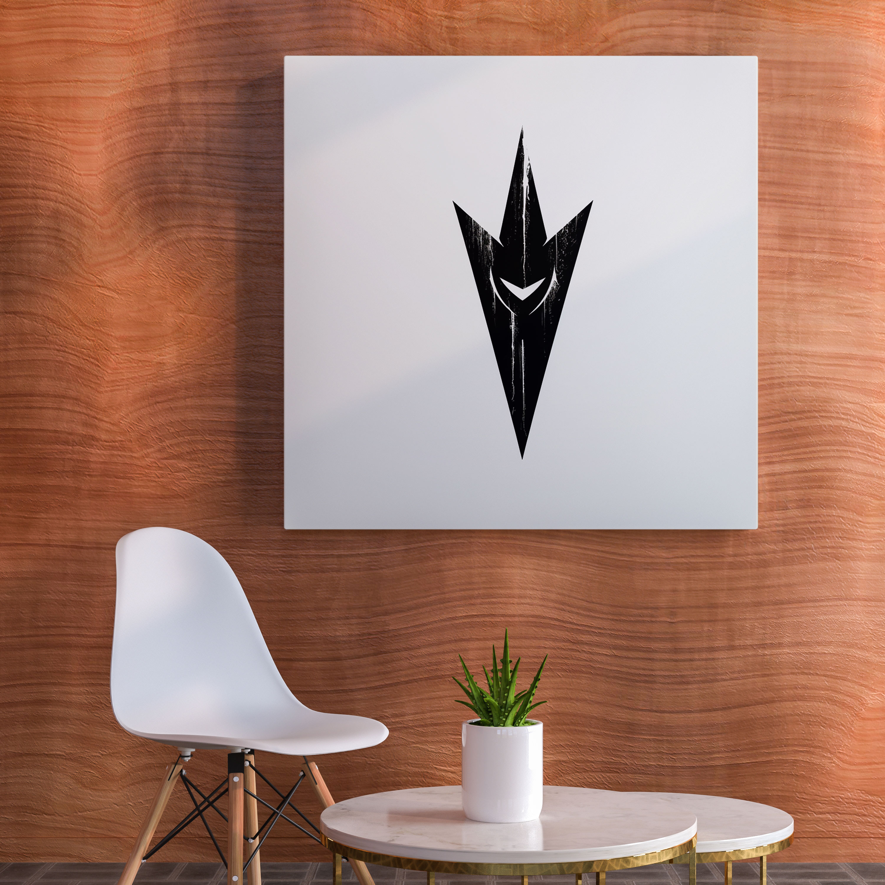 Metallica Minimalist Logo Kanvas Tablo - Minimalist Sanat Metallica Kanvas Tablo