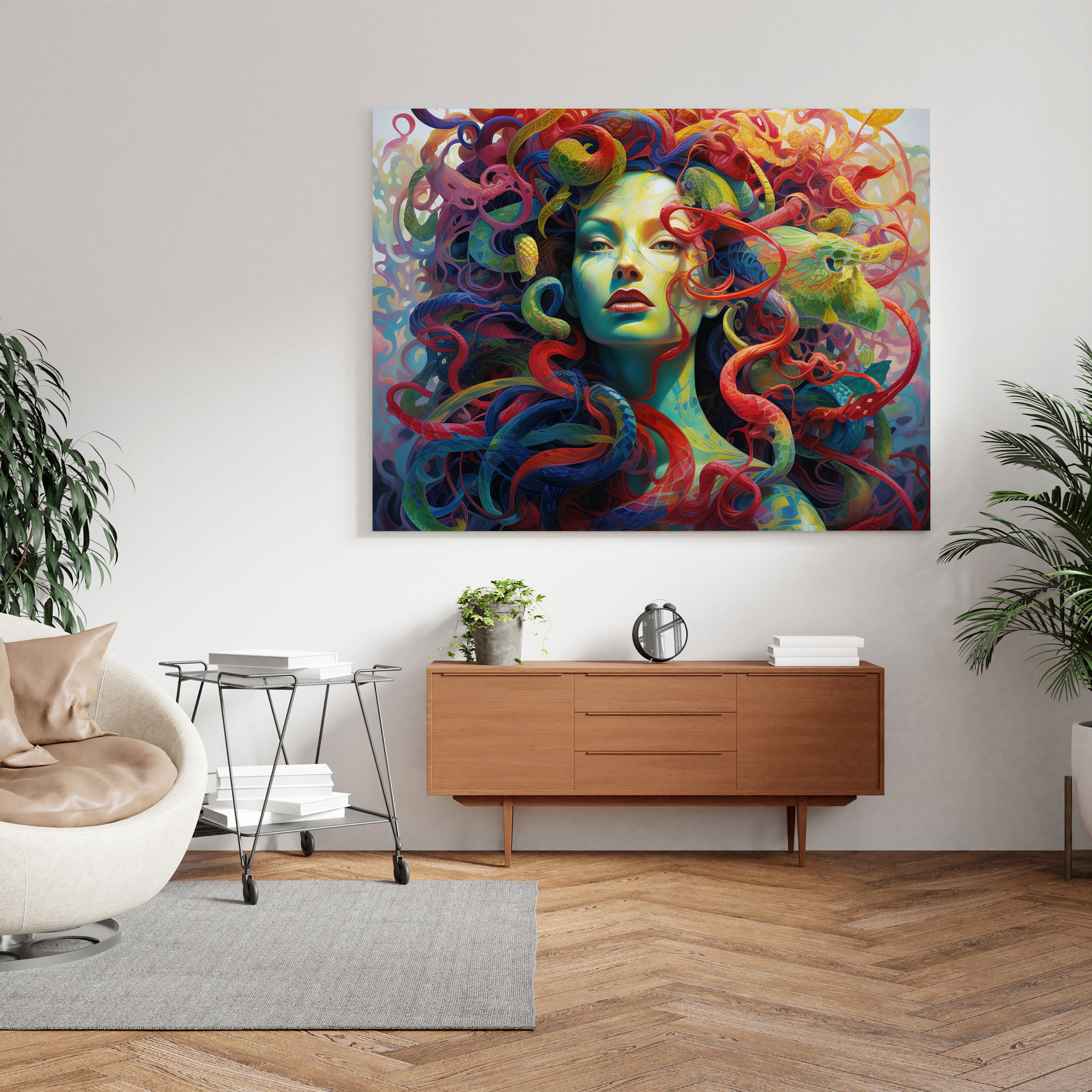 Medusa Canvas Print - Medusa, Canvas Print, Intrigue, Home Decoration
