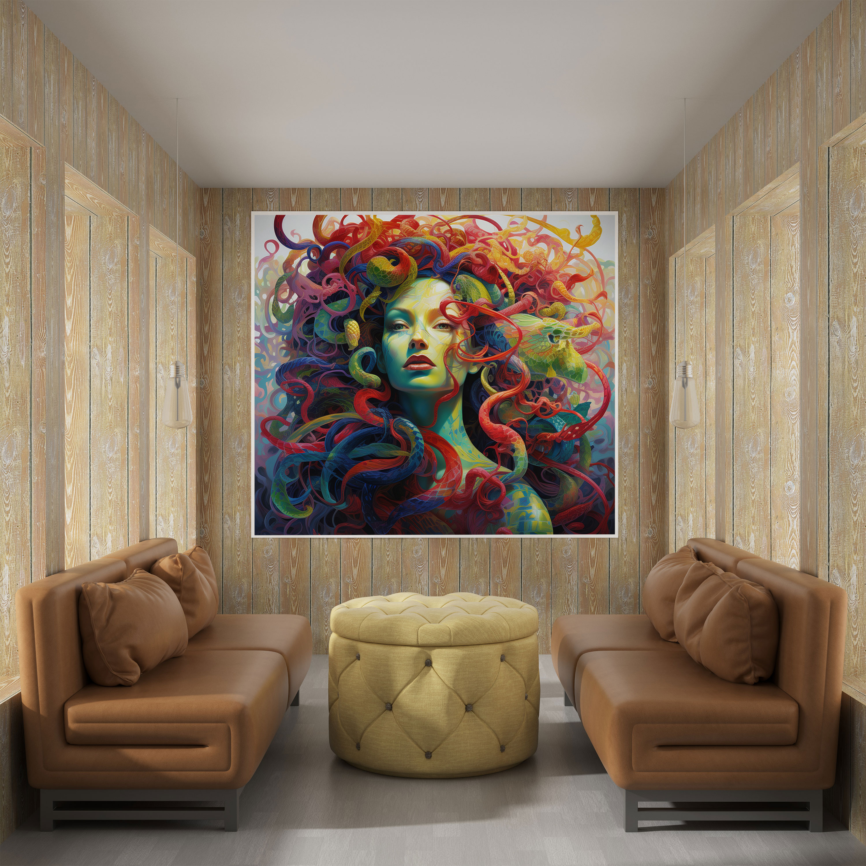 Medusa Canvas Print - Medusa, Canvas Print, Intrigue, Home Decoration
