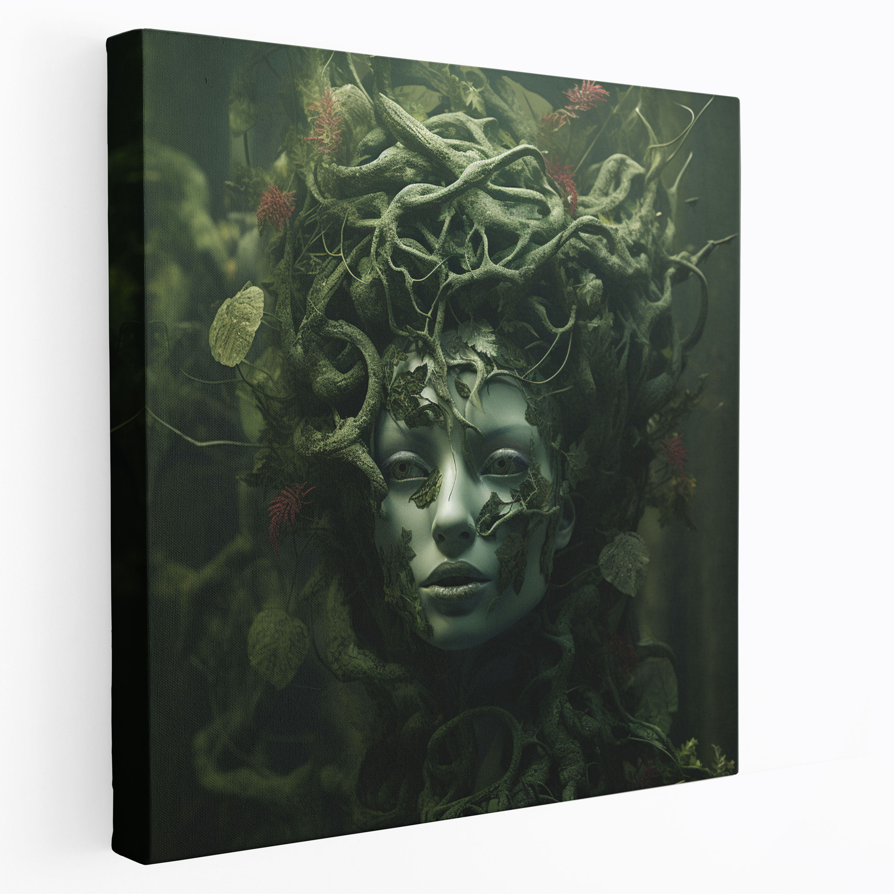 Medusa Forest Canvas Print - Medusa, Wall Decoration, Mixed Media, Beauty